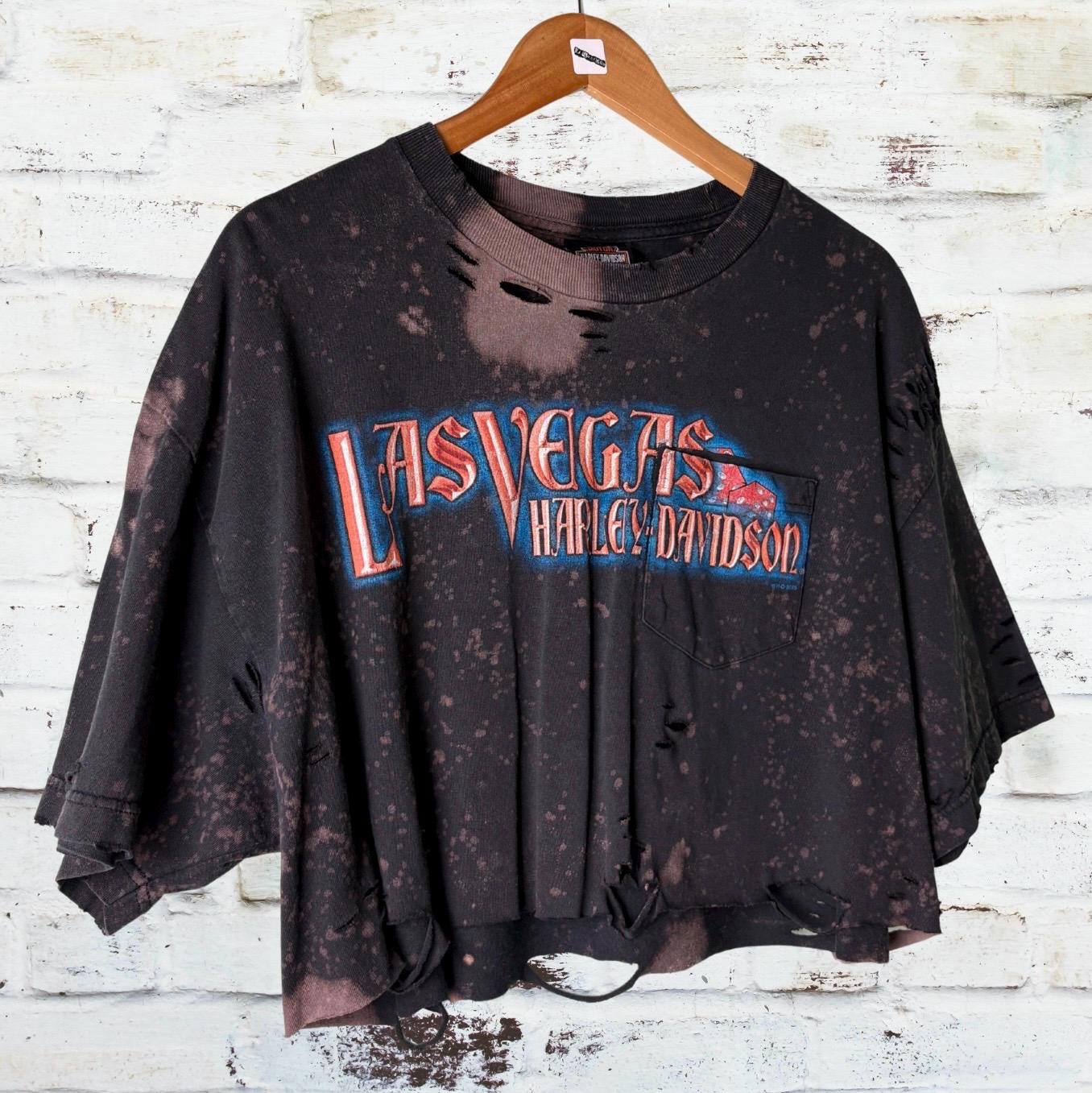 Harley Davidson Las Vegas Cropped Tee – ENGlorious