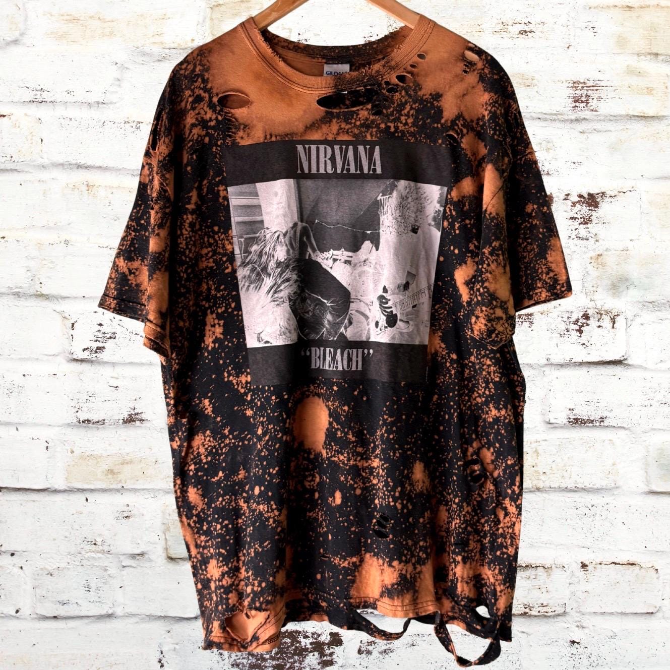 Nirvana Bleach Custom Band Shirt