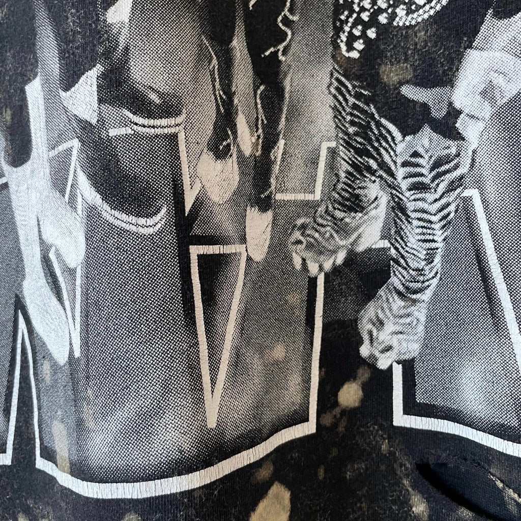 Kiss bleached distressed Band Shirt