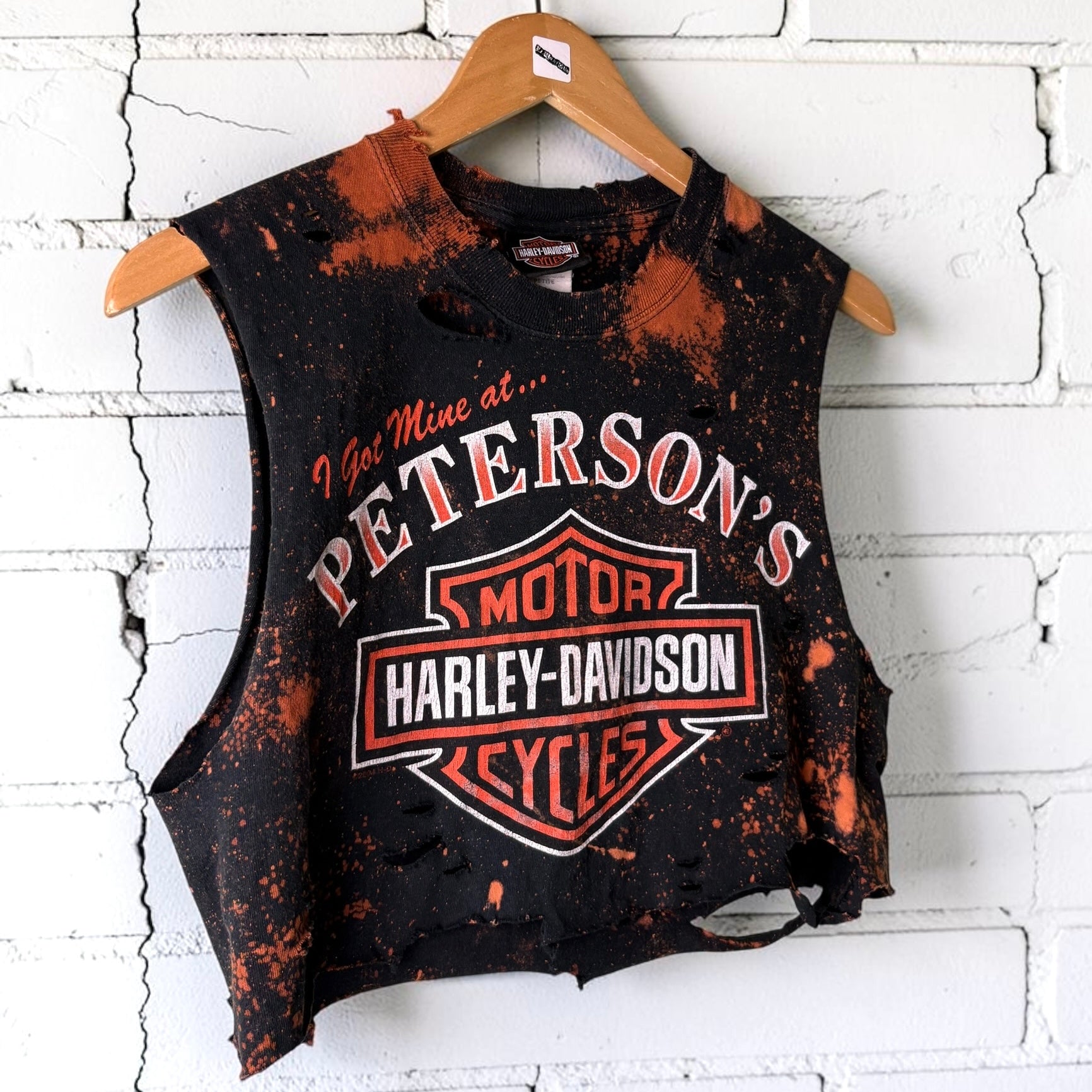 Harley Davidson Florida Bleached Classic Logo Tee
