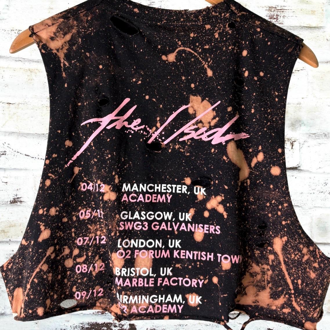 The Used Shredded Custom Tour Tee