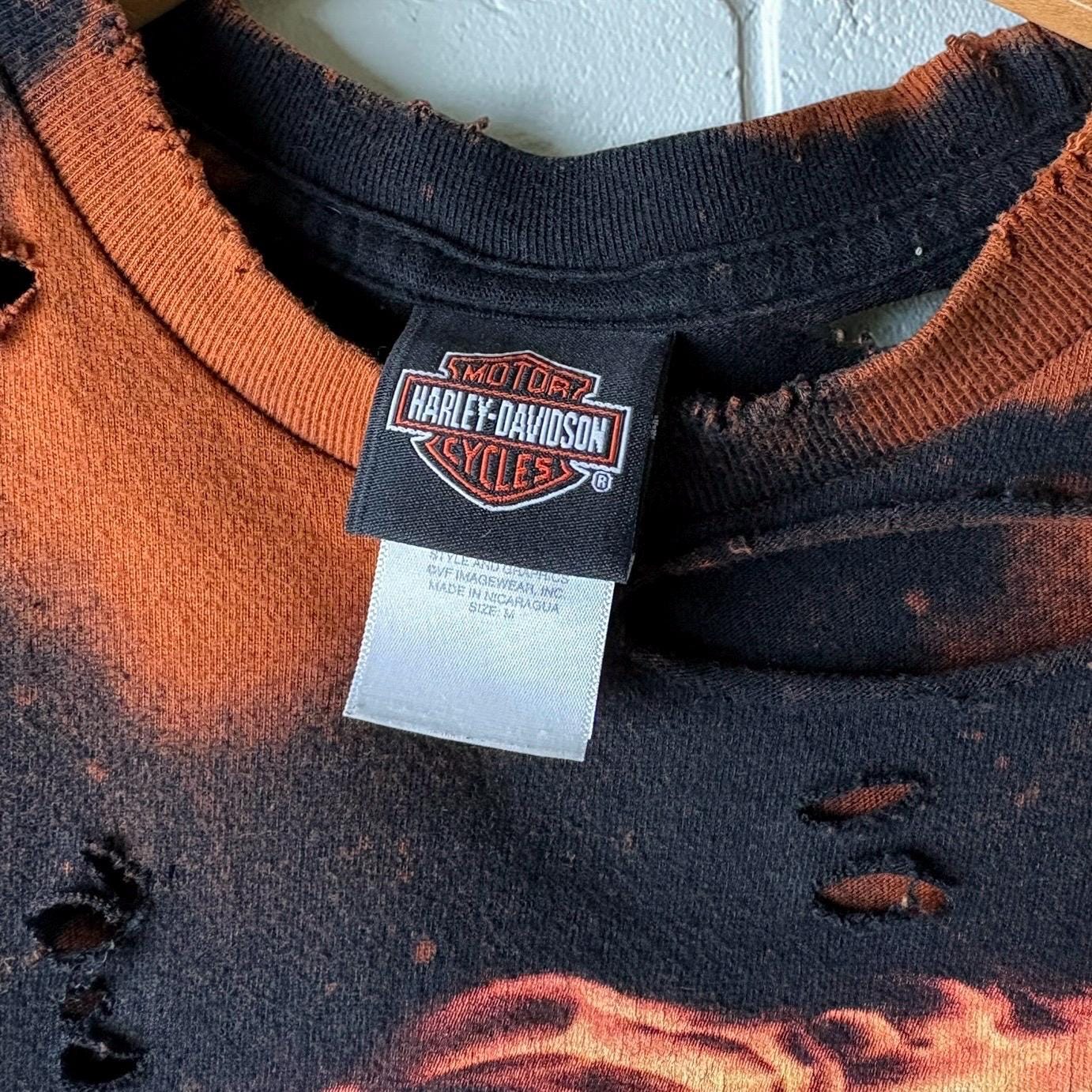 Harley Davidson Minneapolis Bleached distressed T-Shirt