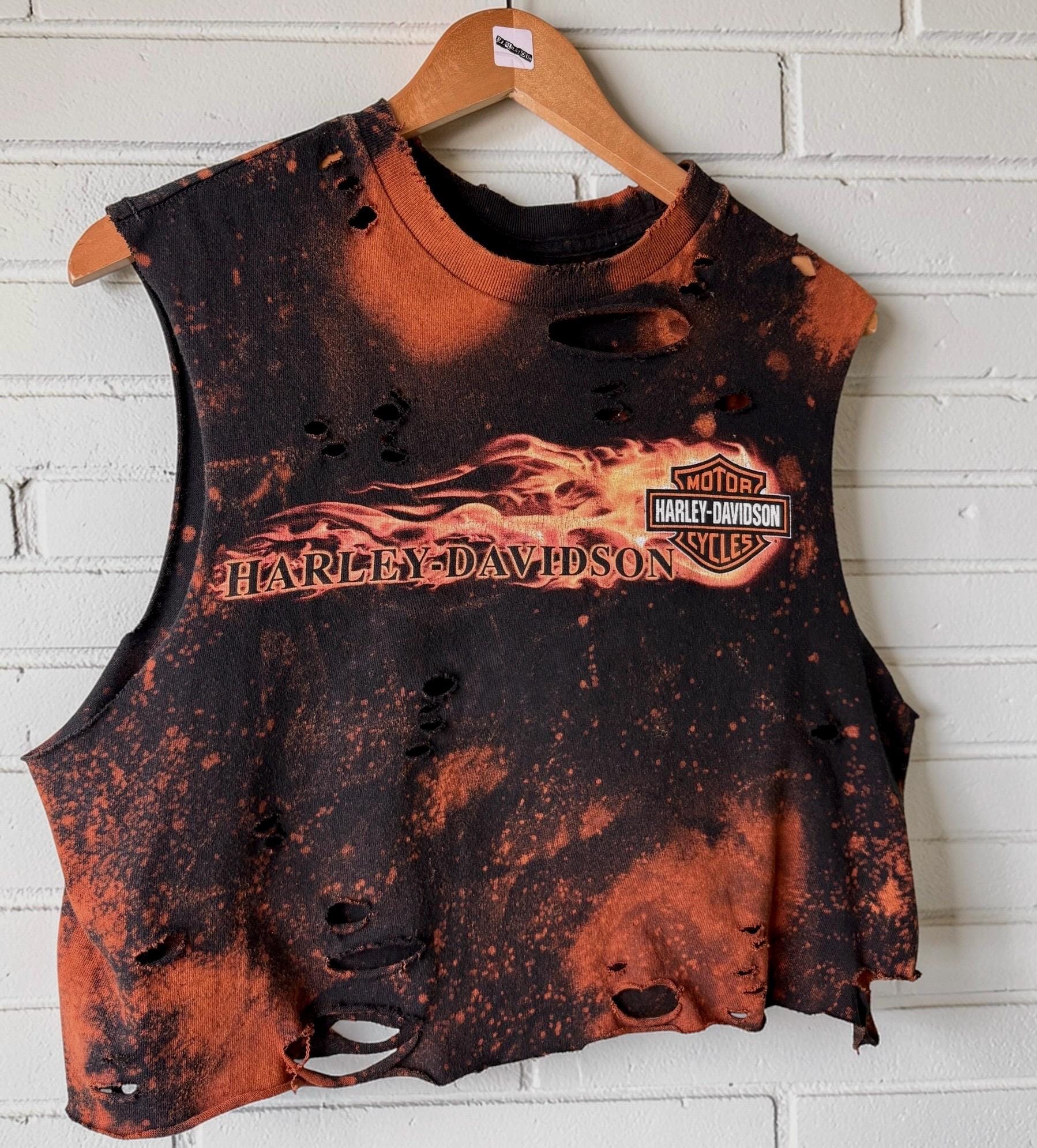 Harley Davidson Minneapolis Bleached distressed T-Shirt