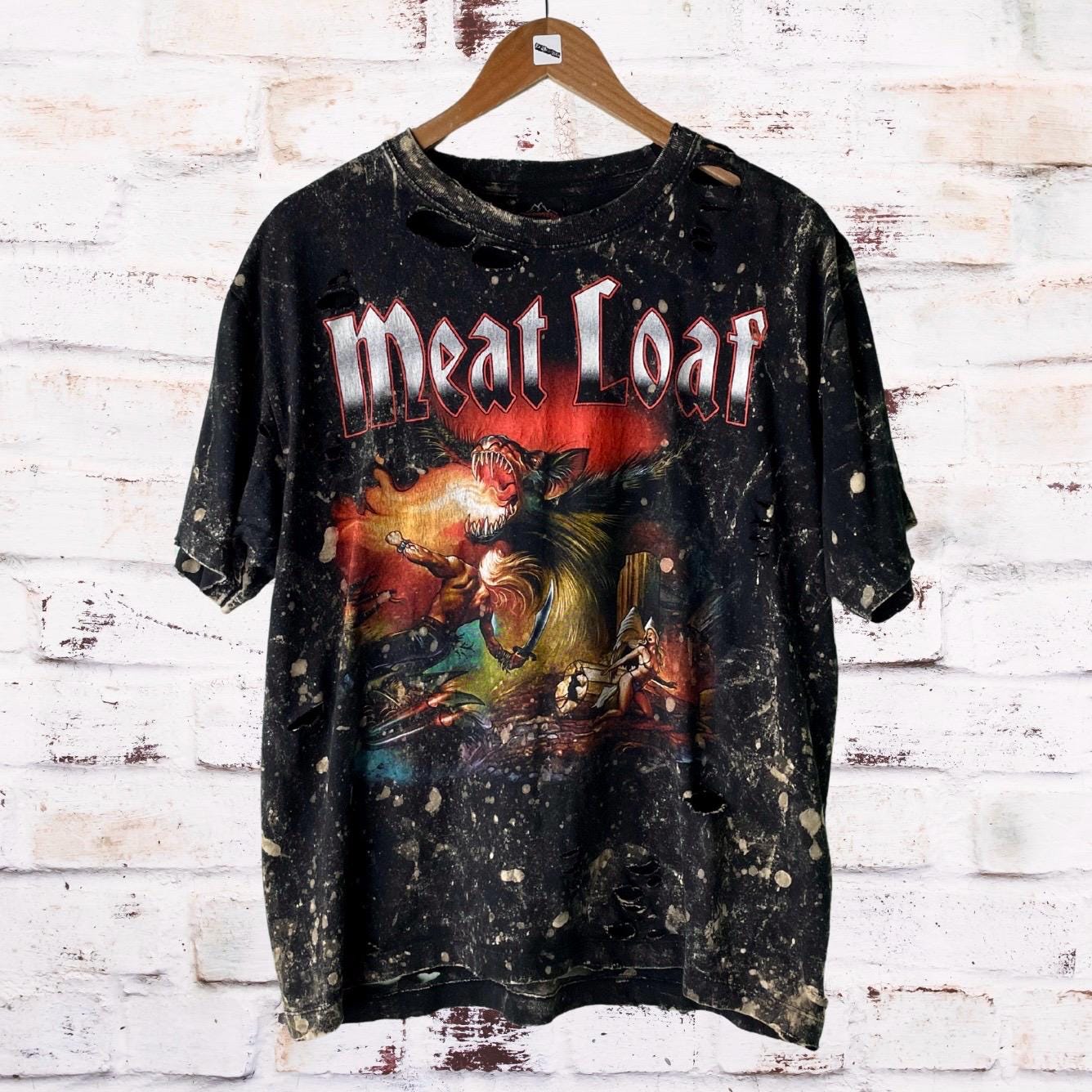 Meat Loaf Distressed Band Shirt