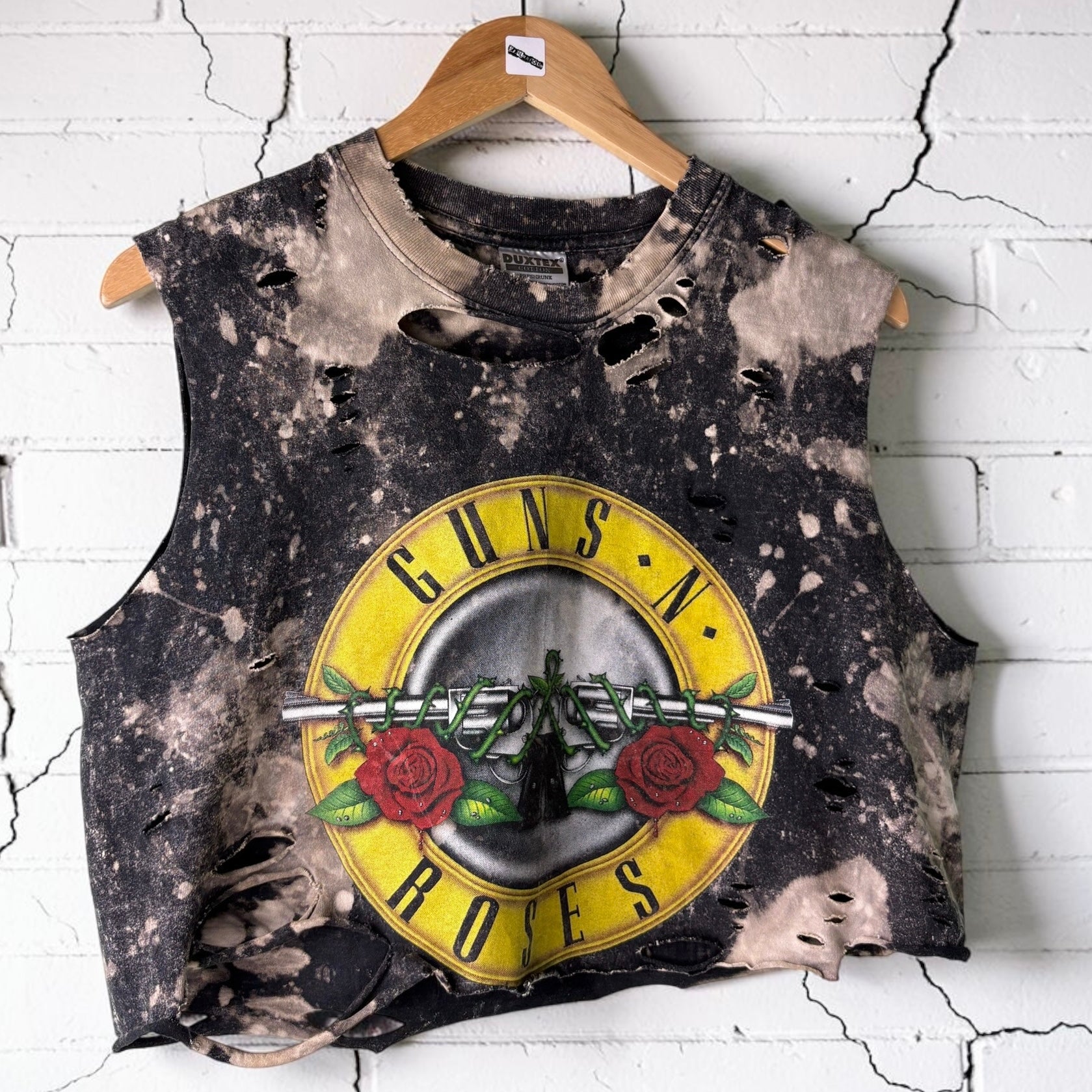 Guns N Roses Distressed Classic Logo Tee