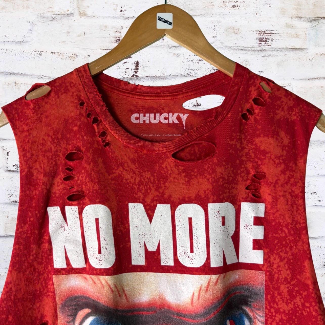 Chucky - No More Mr Good Guy Bleached Distressed Tee