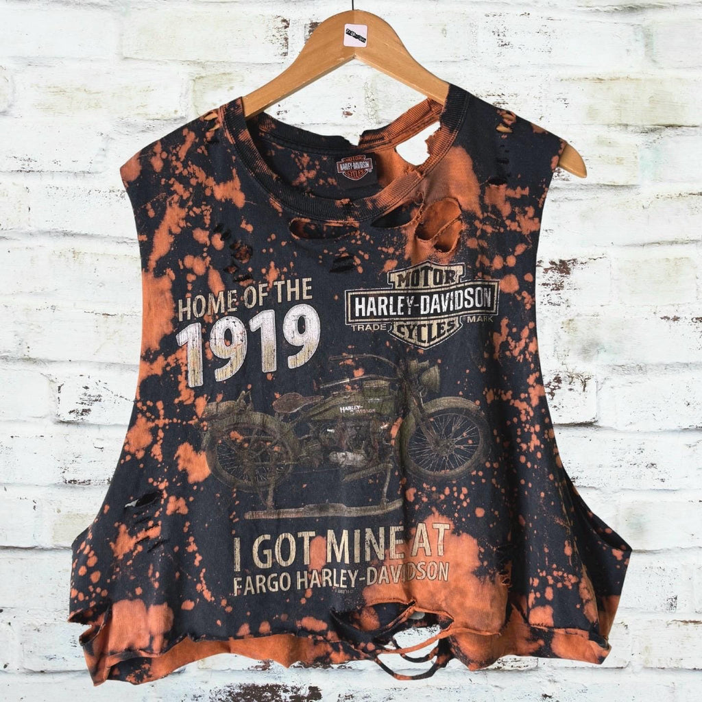 Harley Davidson Fargo Shredded Tee