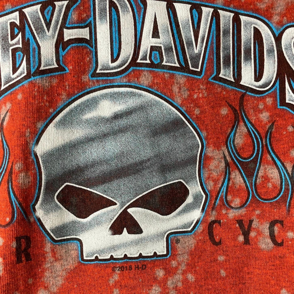 Harley Davidson Bleached Distressed T-Shirt