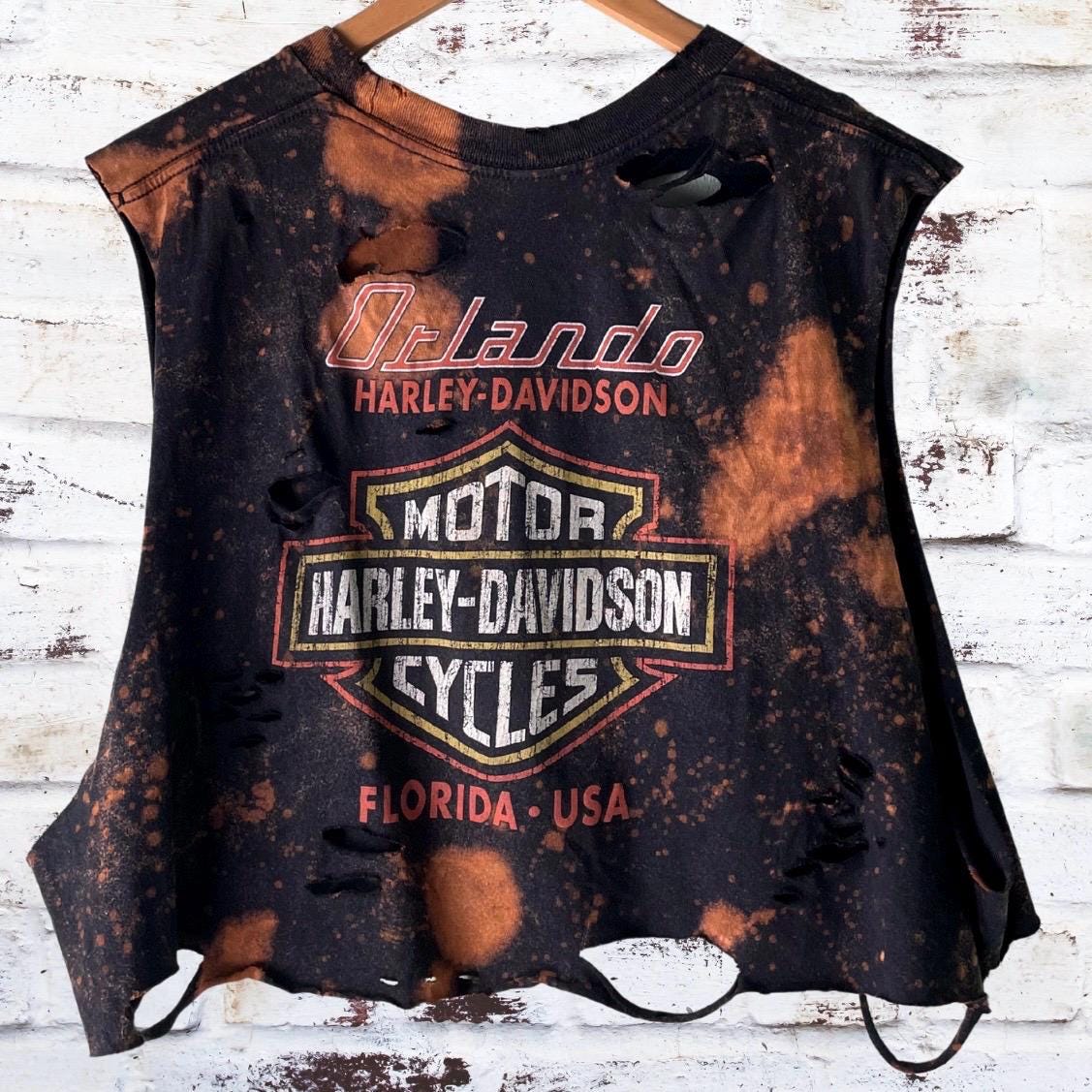 Harley Davidson Orlando Distressed T-Shirt
