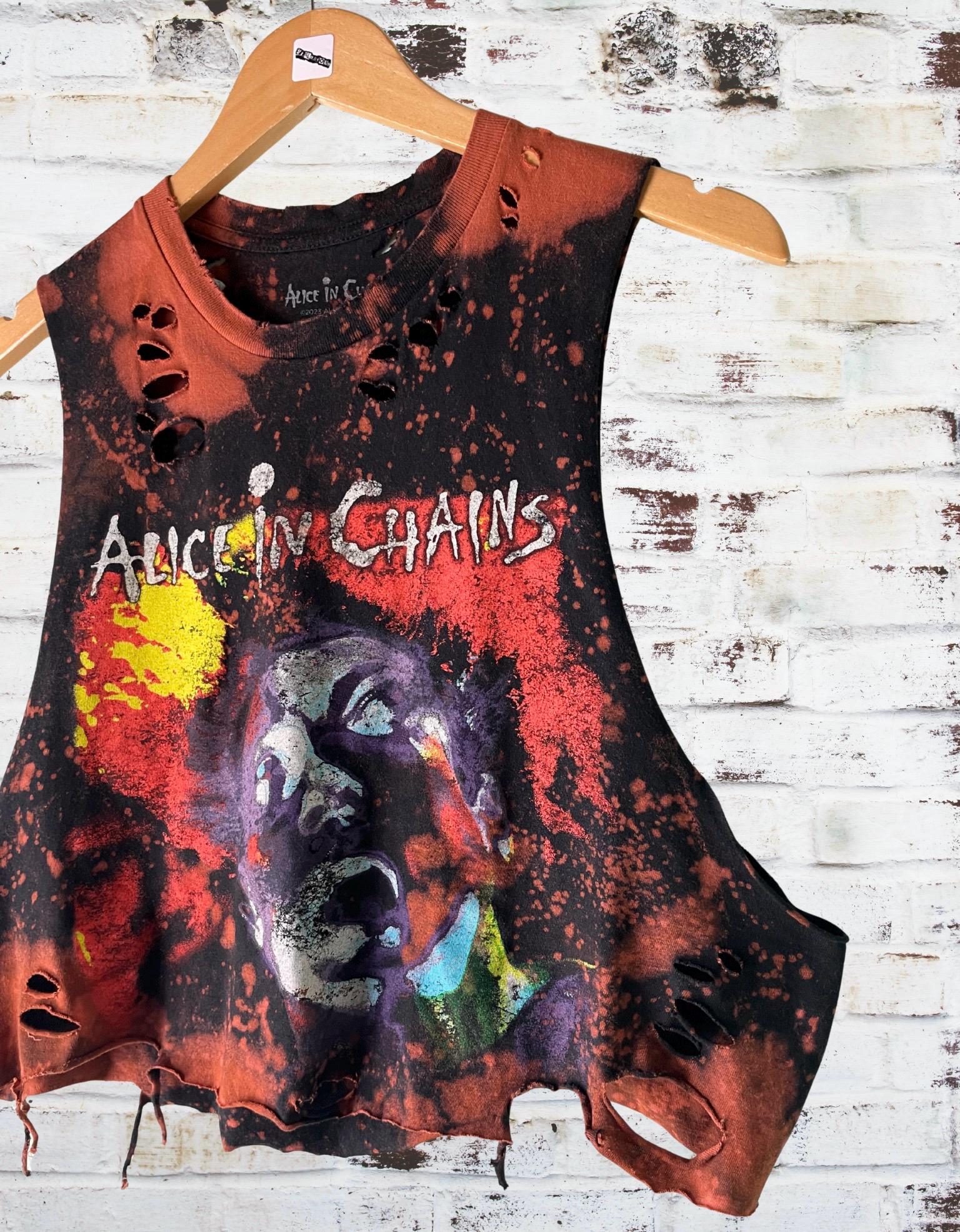 Alice In Chains Distressed Band Shirt