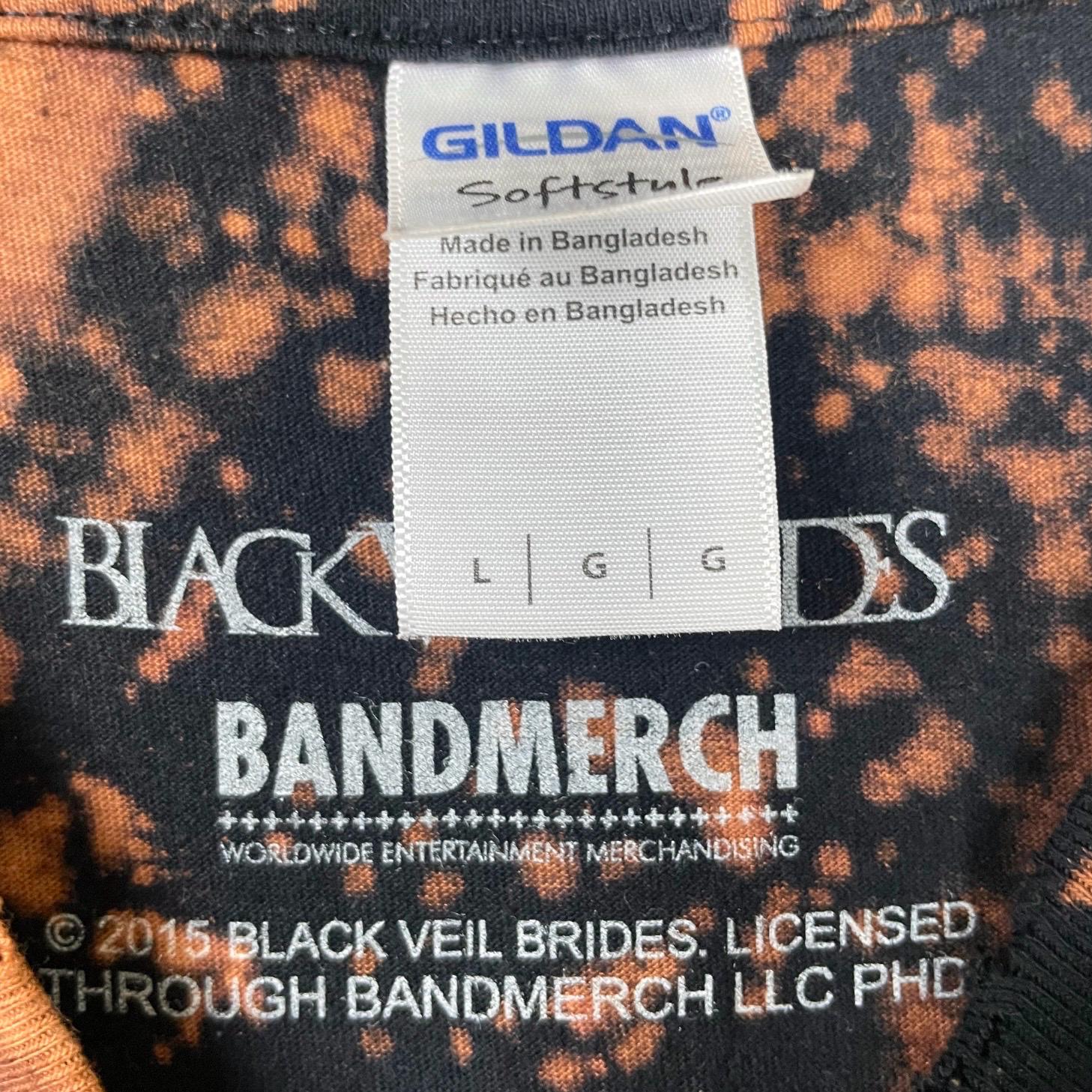 Black Veil Brides Bleach Dyed Thrashed Tee