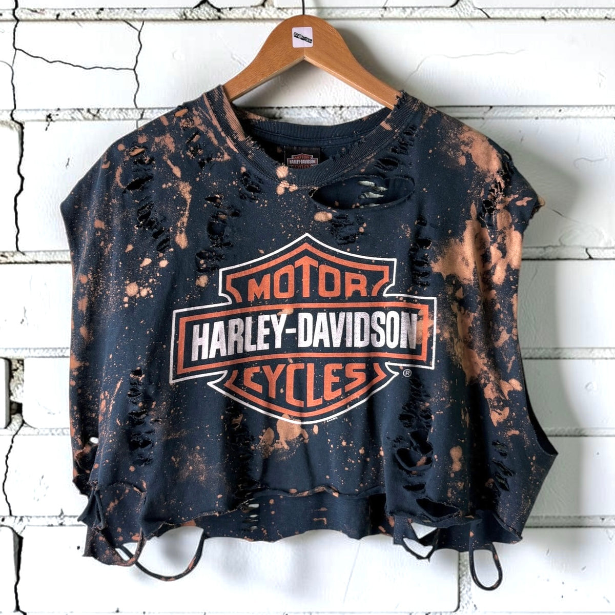 Harley Davidson Classic Logo Cropped Tee