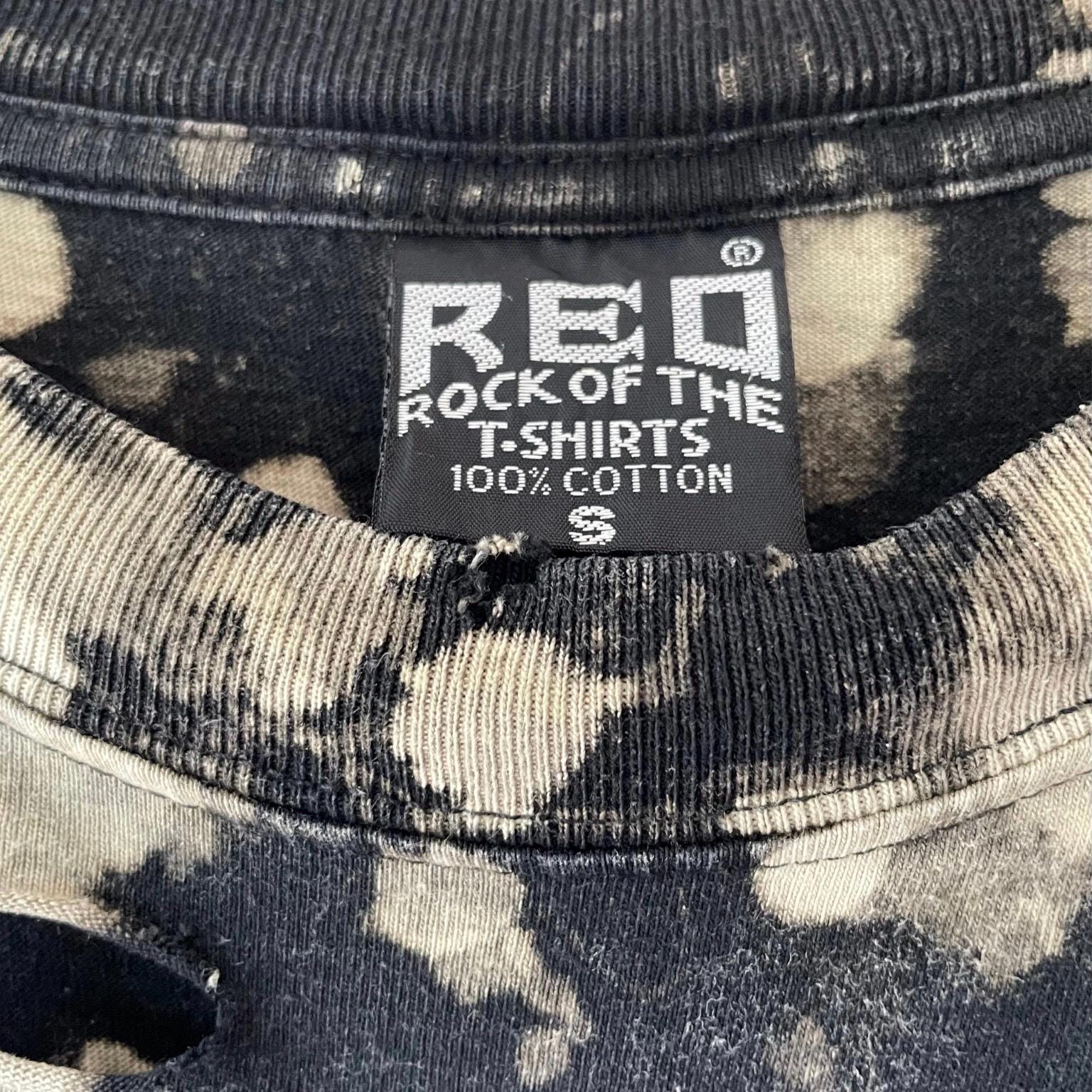 Kiss bleached distressed Band Shirt