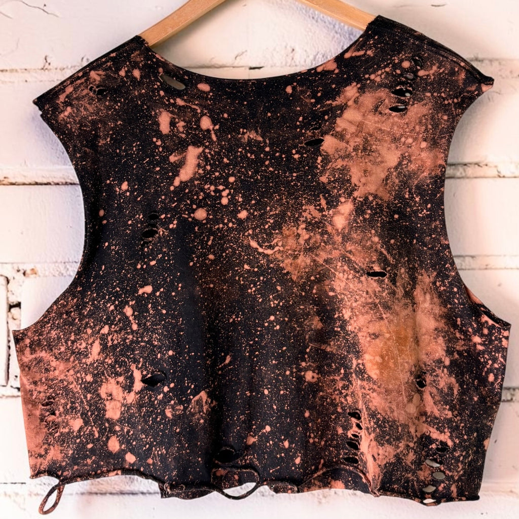 Pantera Bleached Distressed cut off Band Tee