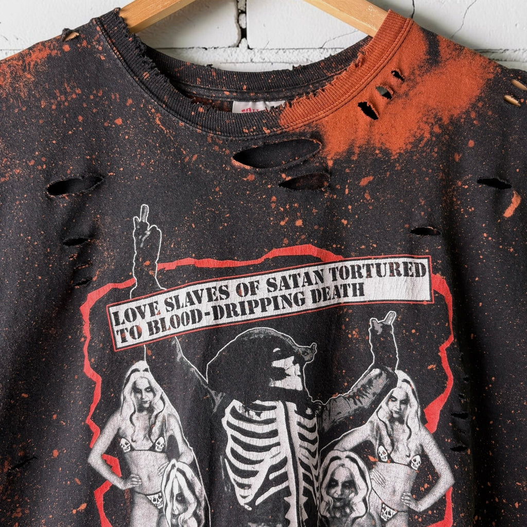 Rob Zombie Bleached Distressed T-Shirt Size XL