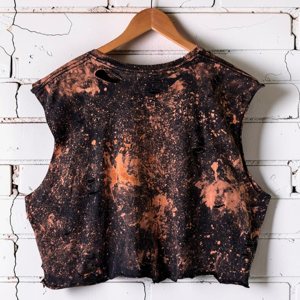 Slayer - Bleached Distressed Band Tee