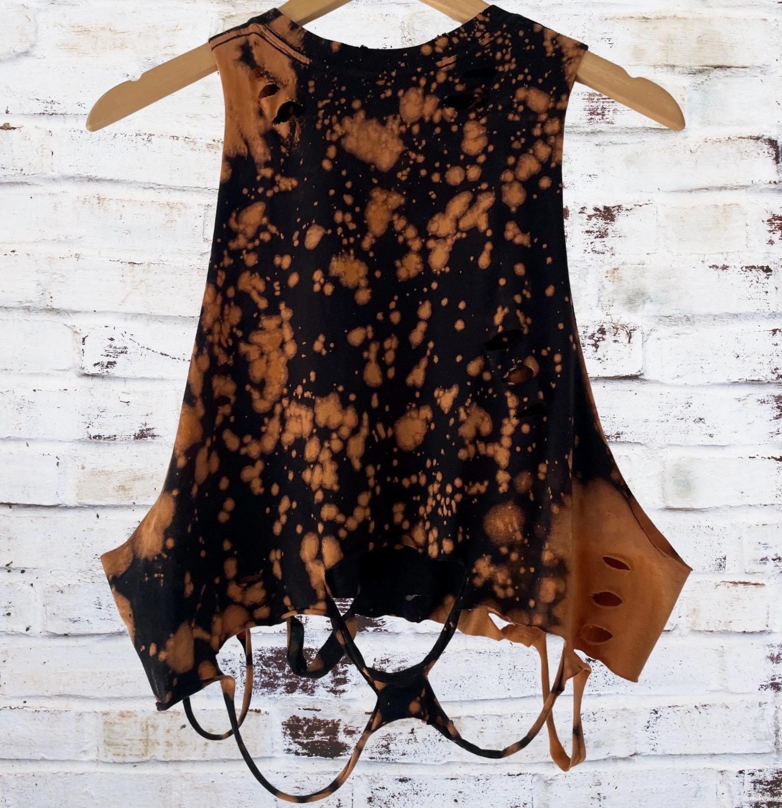 Michael Myers Cropped Distressed Tee