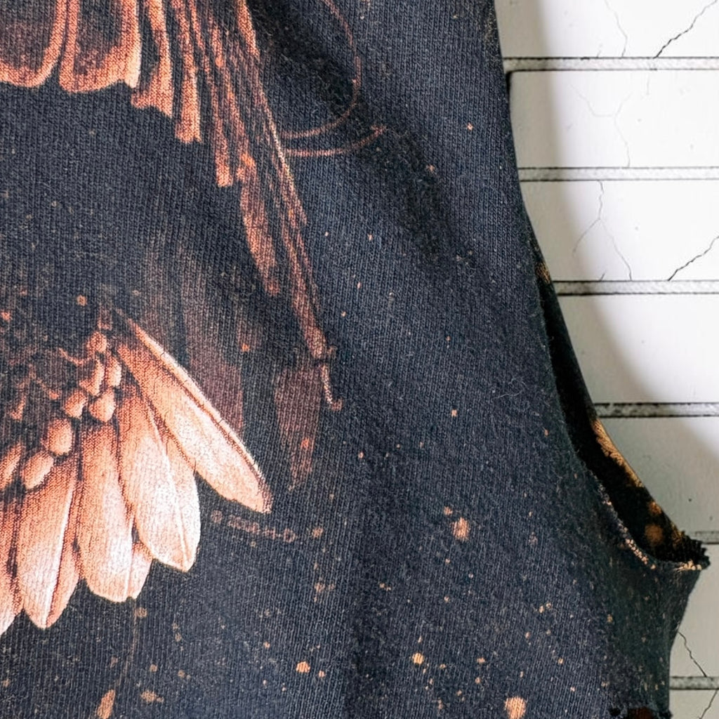 Harley Davidson Australia Bleached Distressed Cropped Tee
