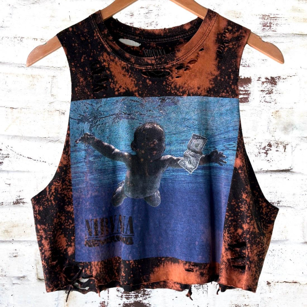 Nirvana Nevermind Bleached Custom Band Tee