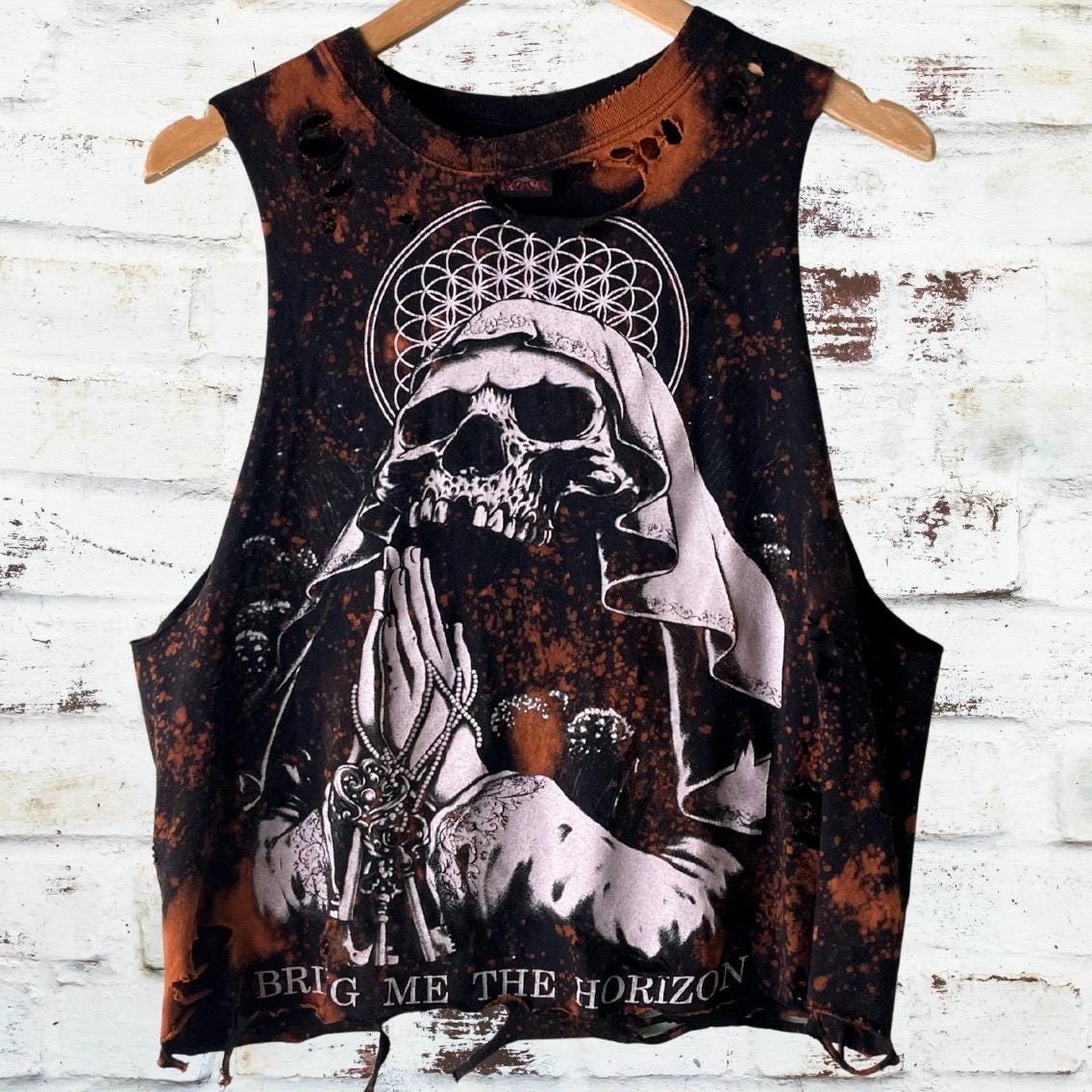 Bring Me The Horizon Cut Off Shredded Tee