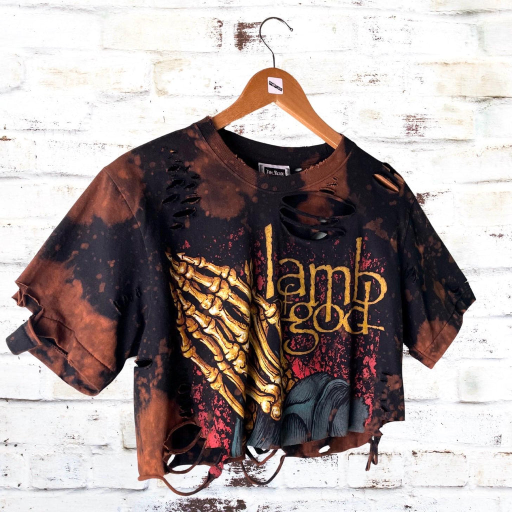 Lamb Of God Cropped Thrashed Tee