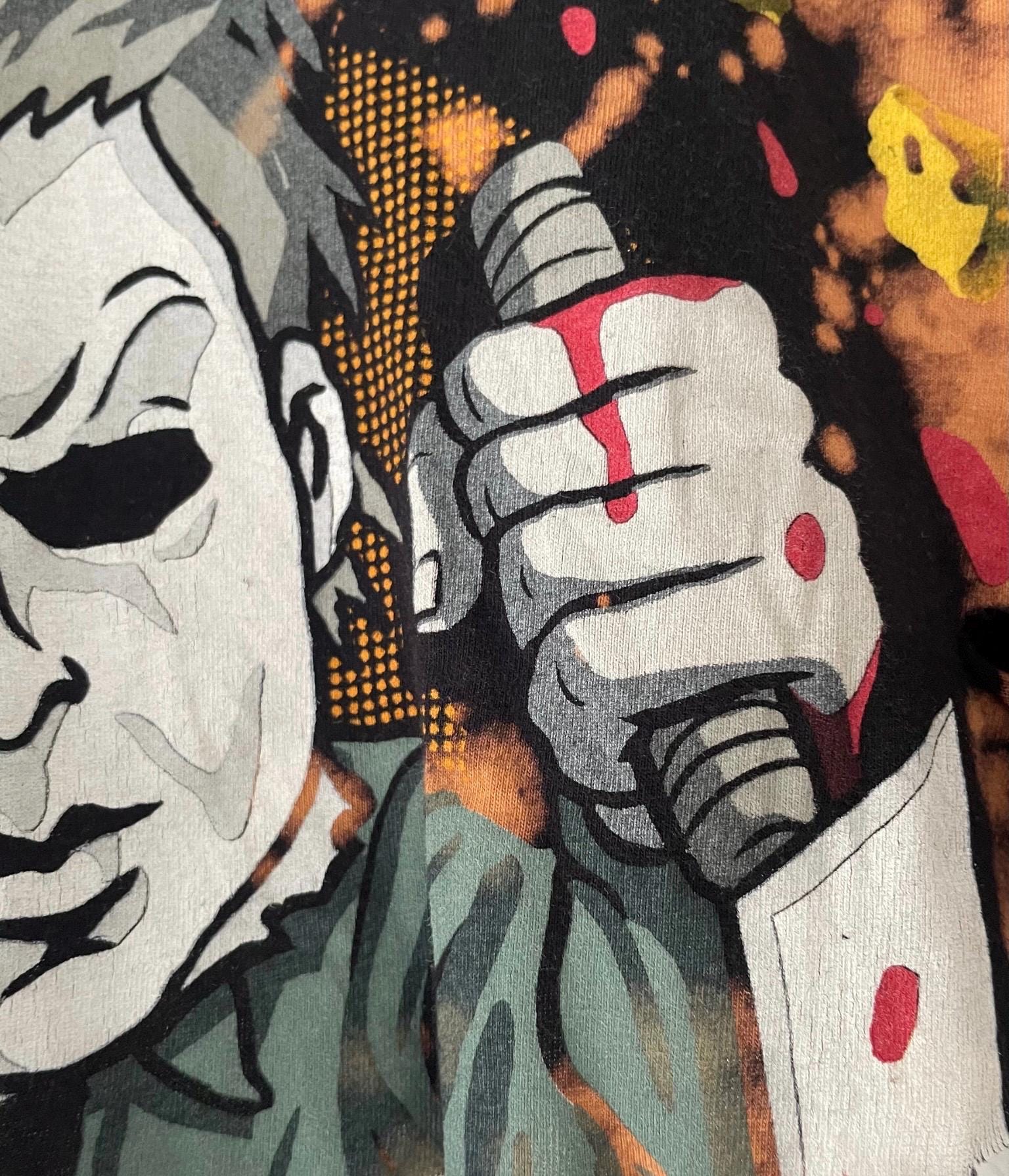 Michael Myers Cropped Distressed Tee