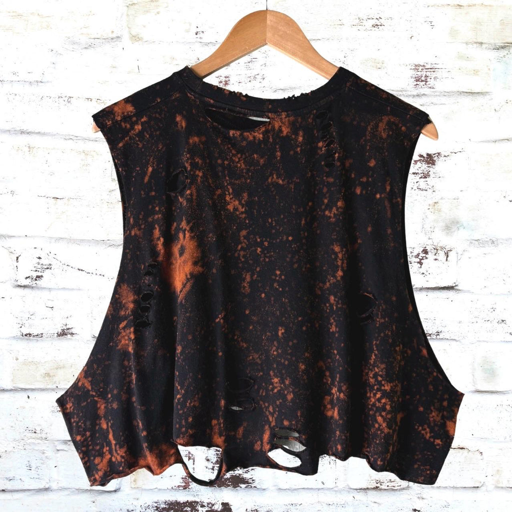 Poison Skull Bleached Thrashed Band Tee