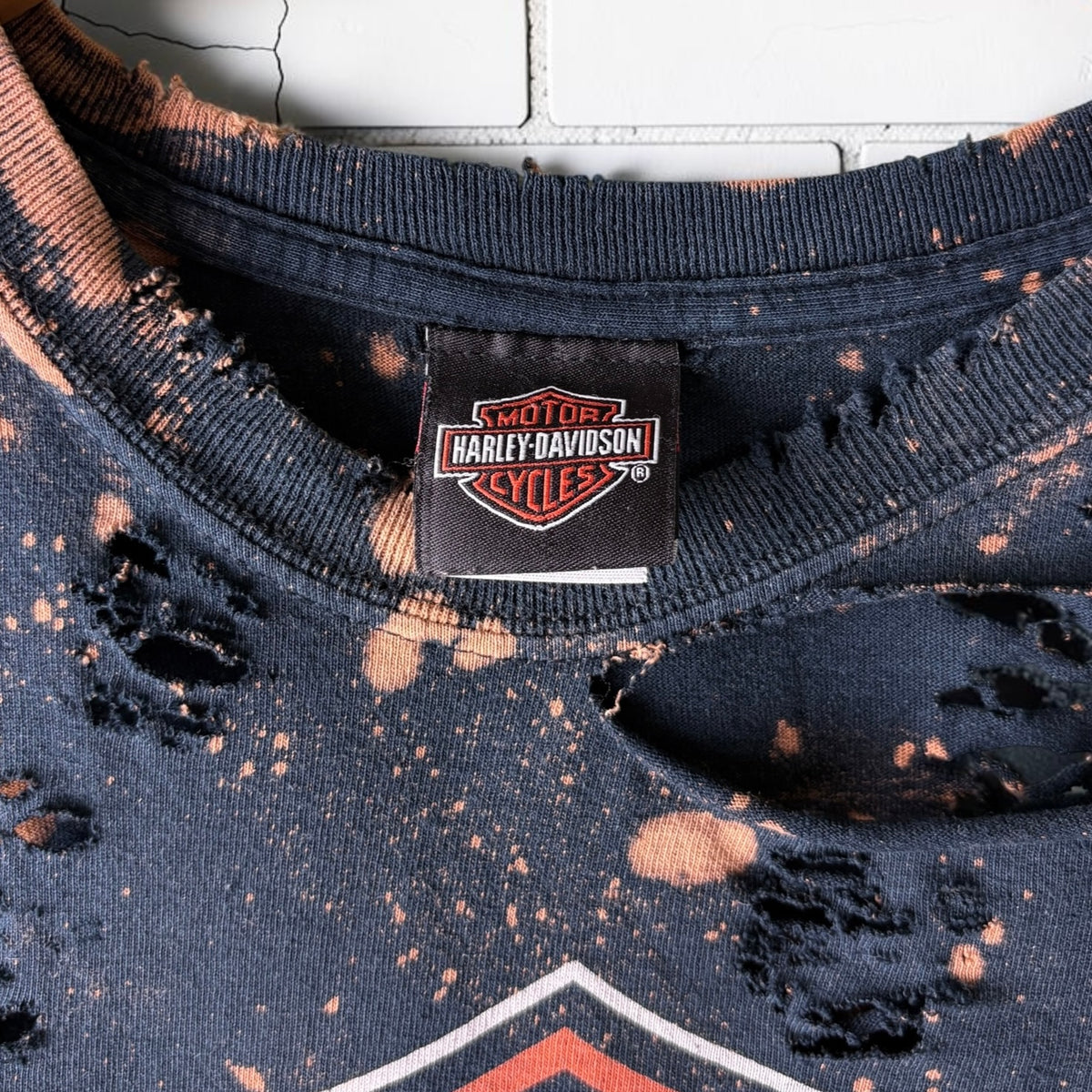 Harley Davidson Classic Logo Cropped Tee