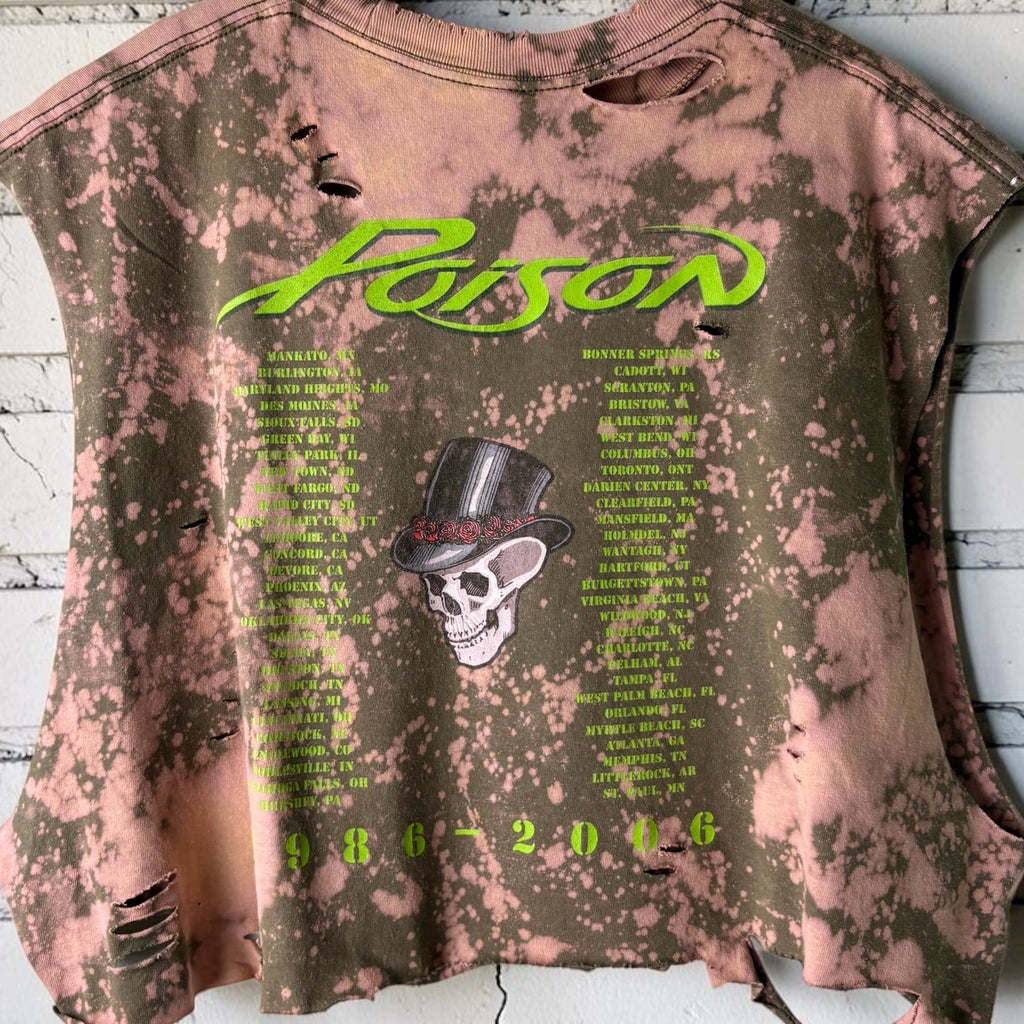 Vintage Y2K Poison 20th Anniversary Distressed Tee