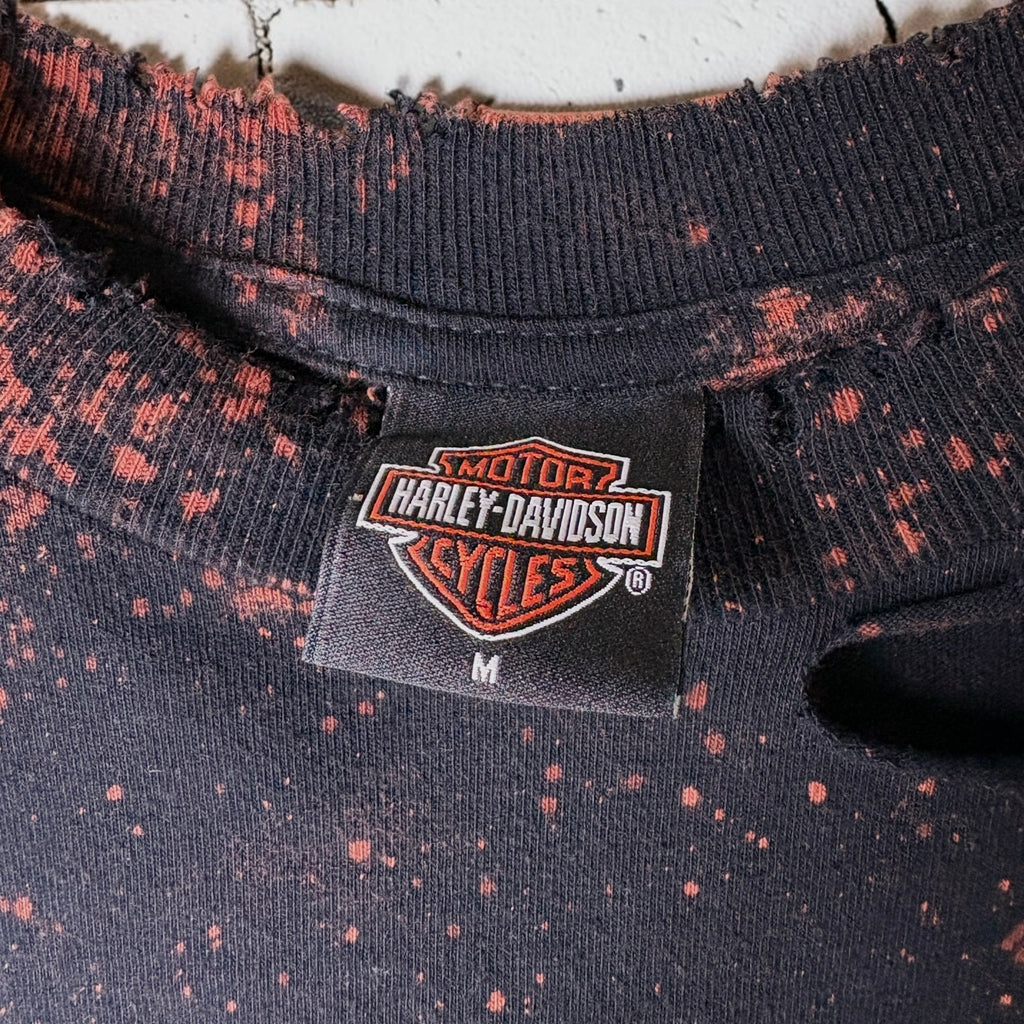 Harley Davidson Hawaii Bleached Cropped Tee