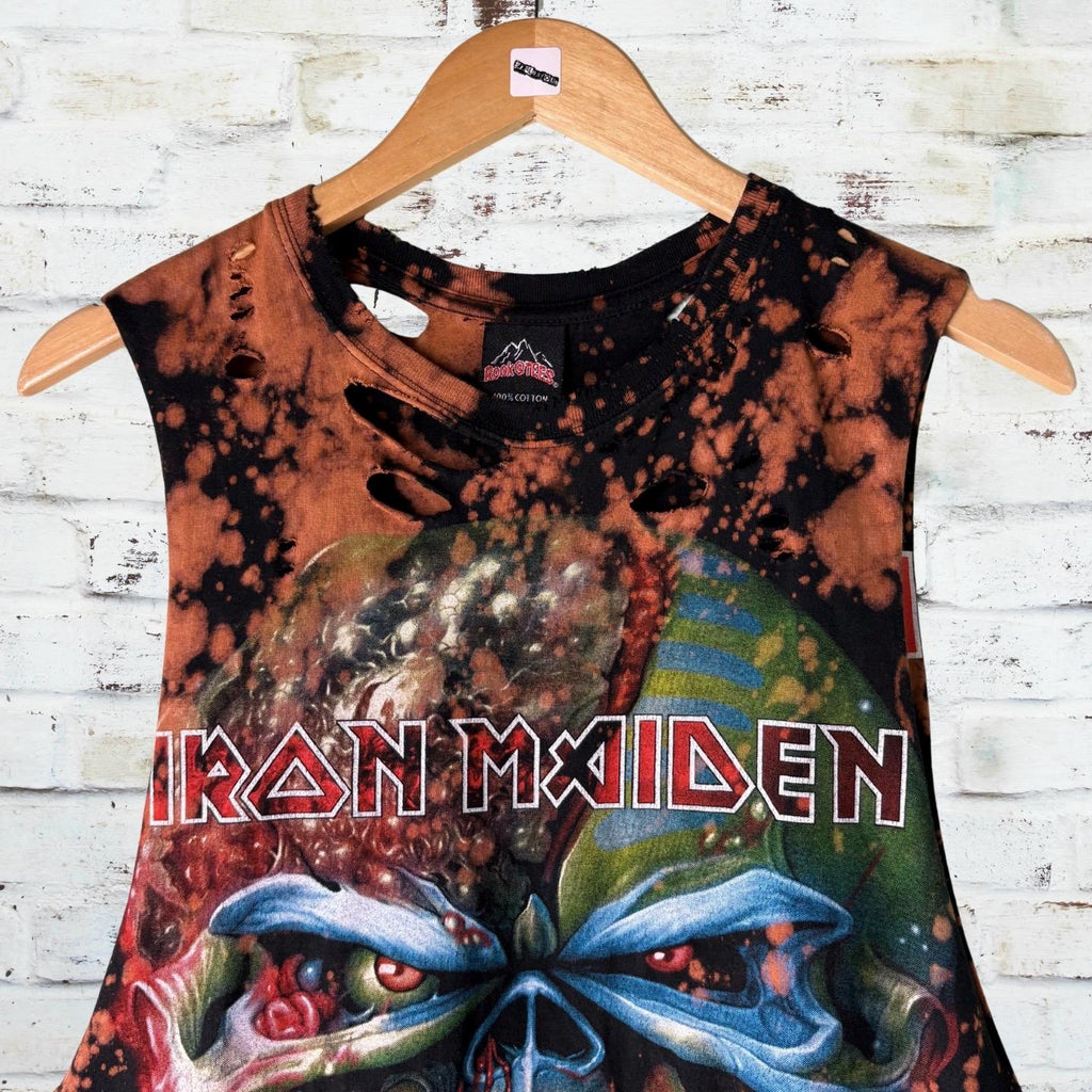 Iron Maiden Bleached Distressed Tee