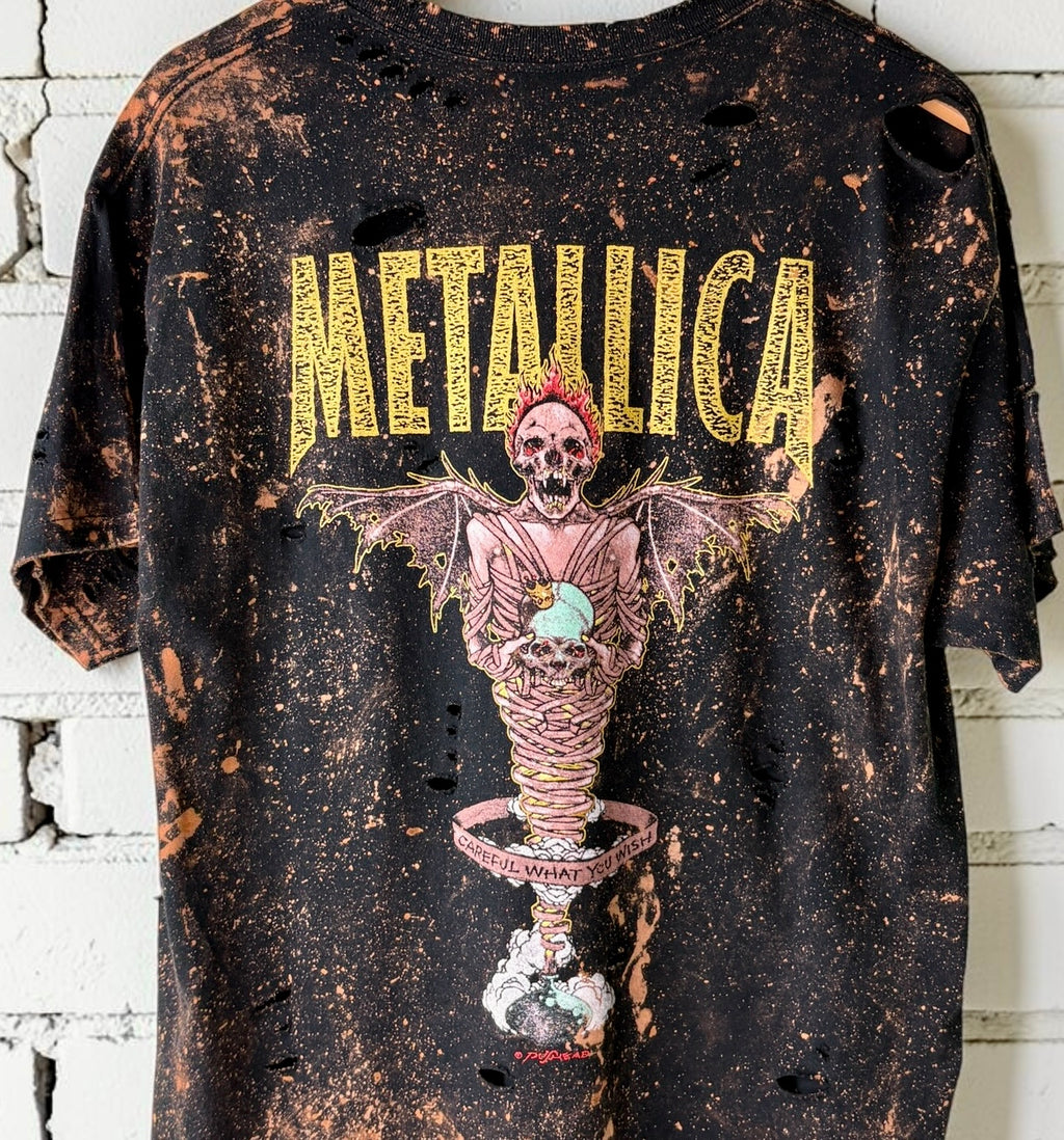 Metallica - King Nothing Bleached Distressed Tee
