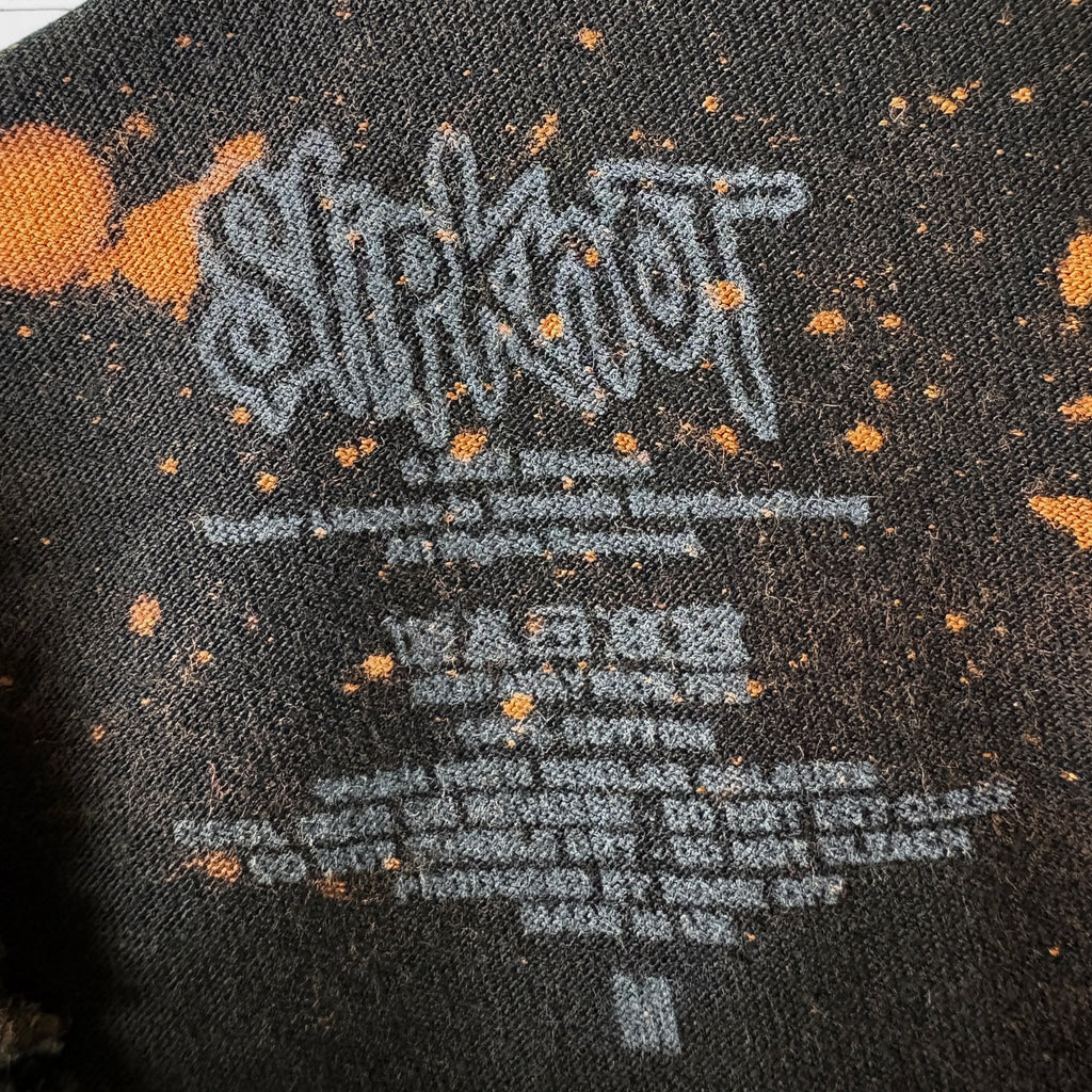 Slipknot Bleached Distressed Band Tee