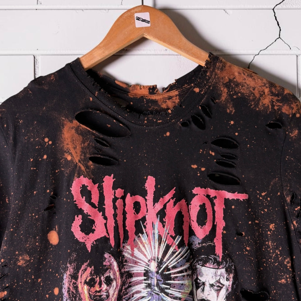Slipknot Distressed Band Tee Size Medium