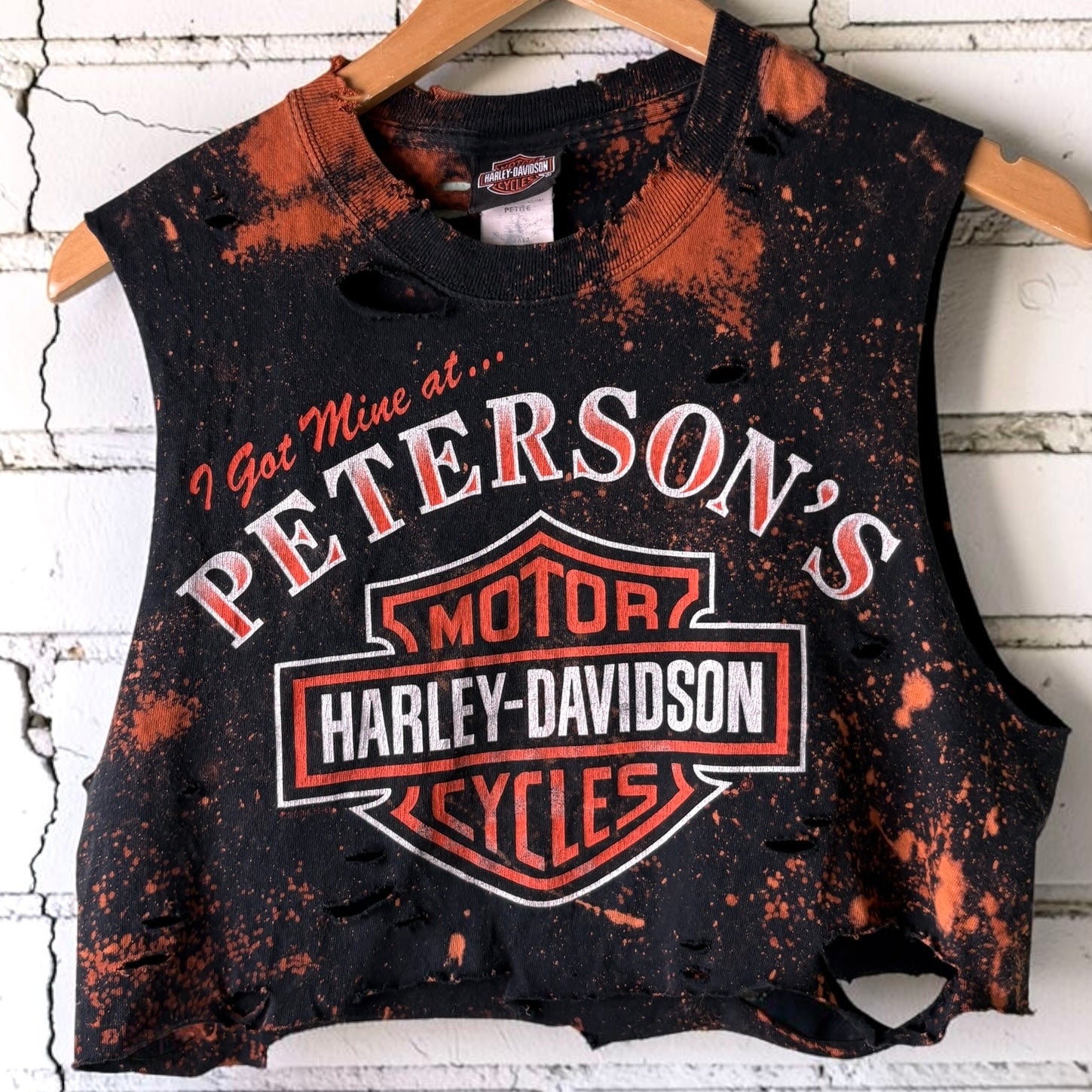Harley Davidson Florida Bleached Classic Logo Tee