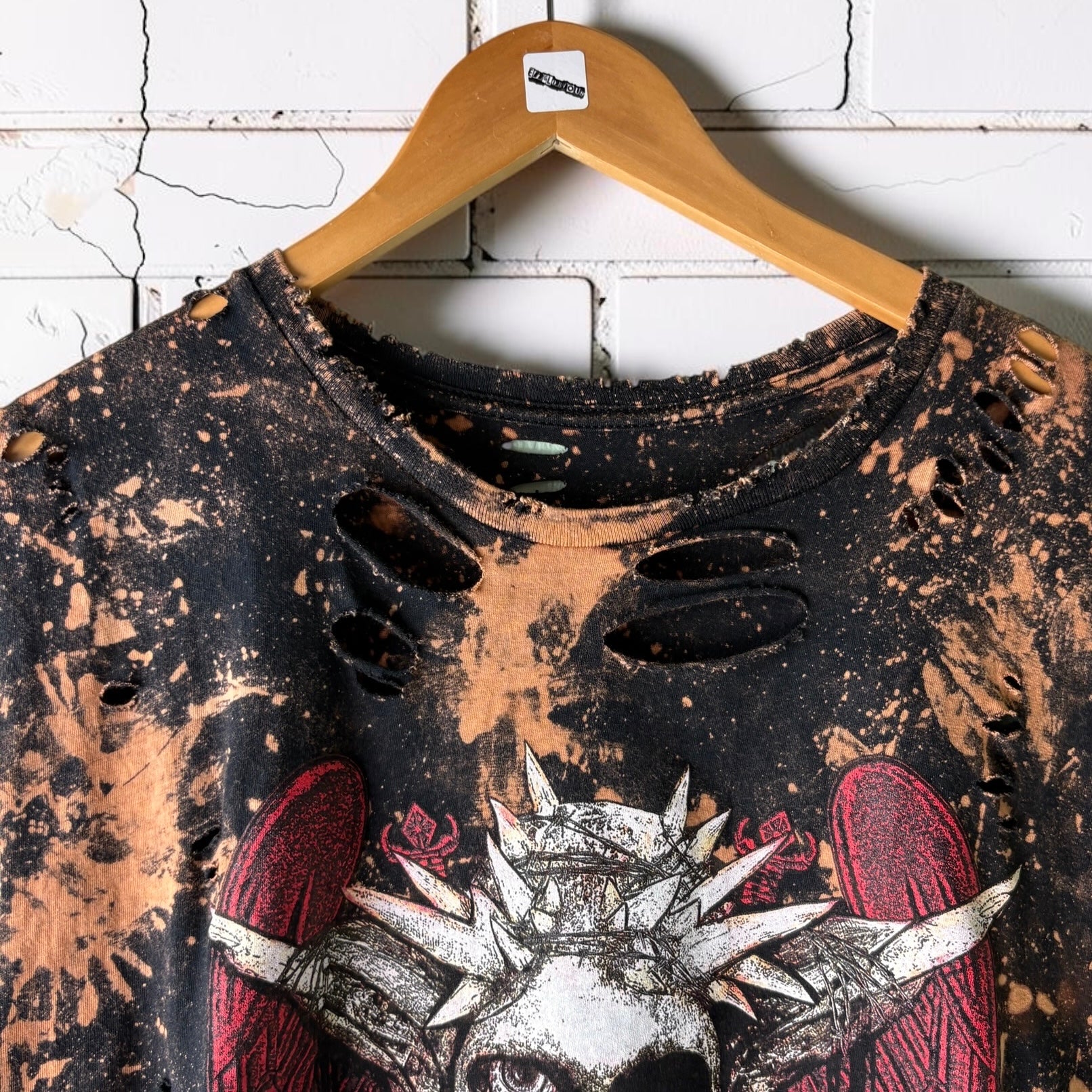 Slayer - Bleached Distressed Band Tee