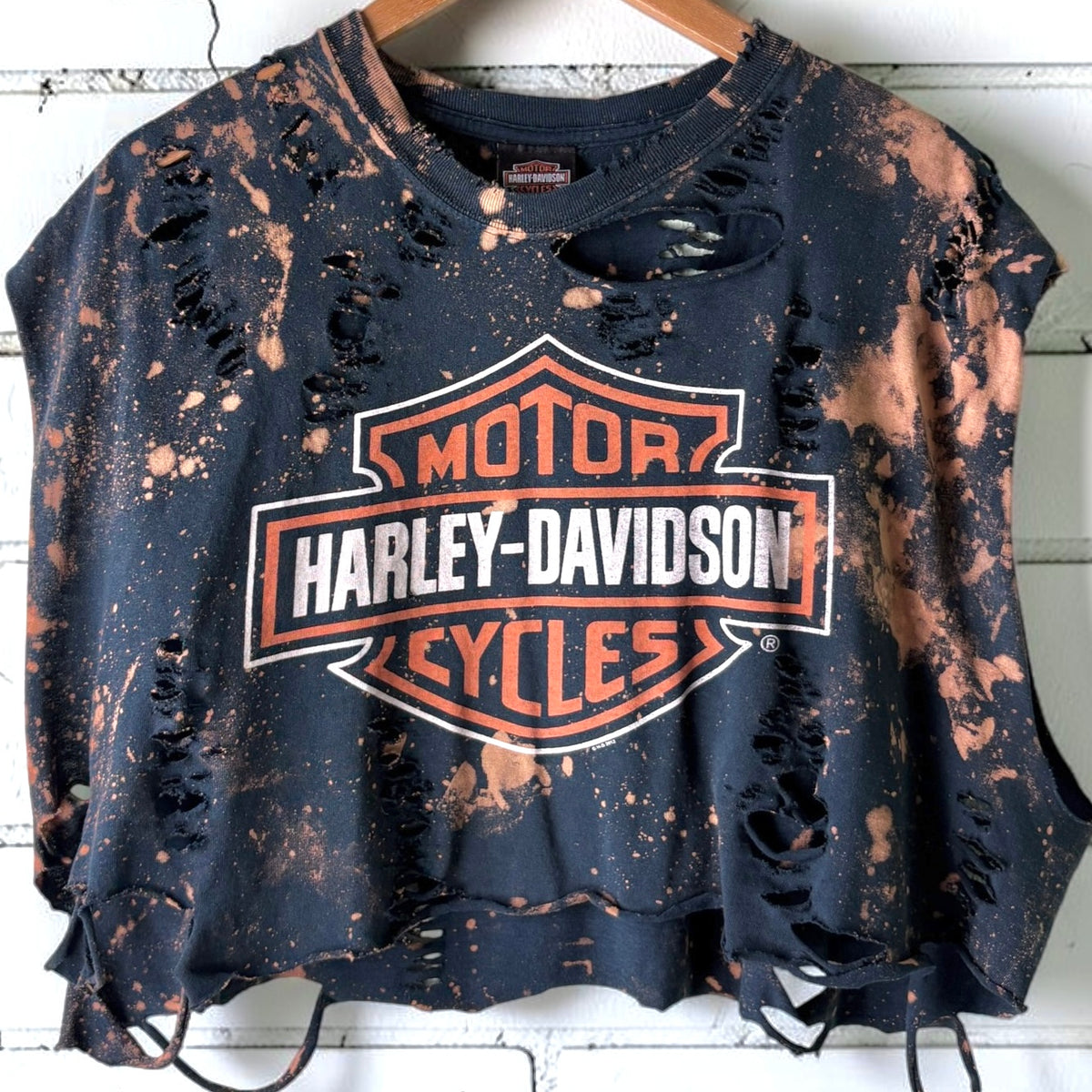 Harley Davidson Classic Logo Cropped Tee
