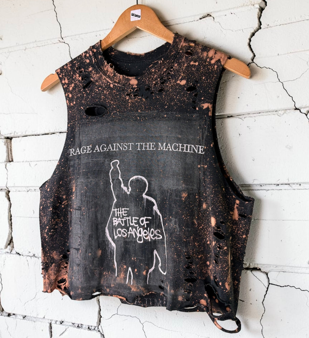 Rage Against The Machine - The Battle Of Los Angeles Cropped Tee