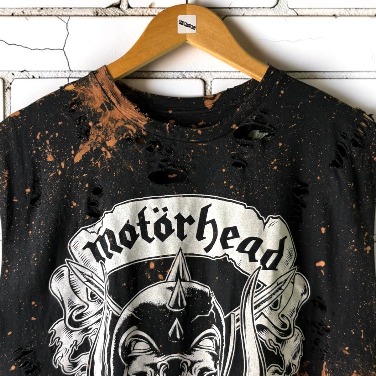 Motörhead Distressed Bleached Band Tee