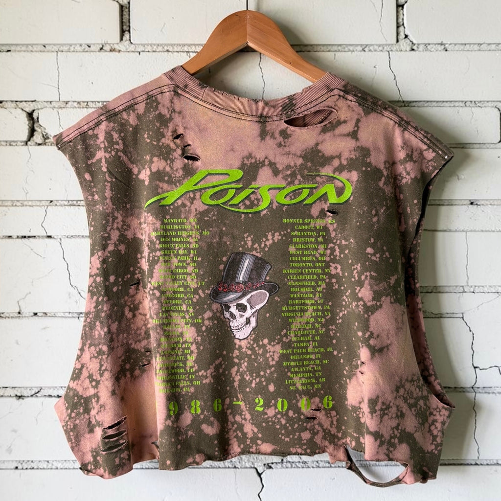 Vintage Y2K Poison 20th Anniversary Distressed Tee