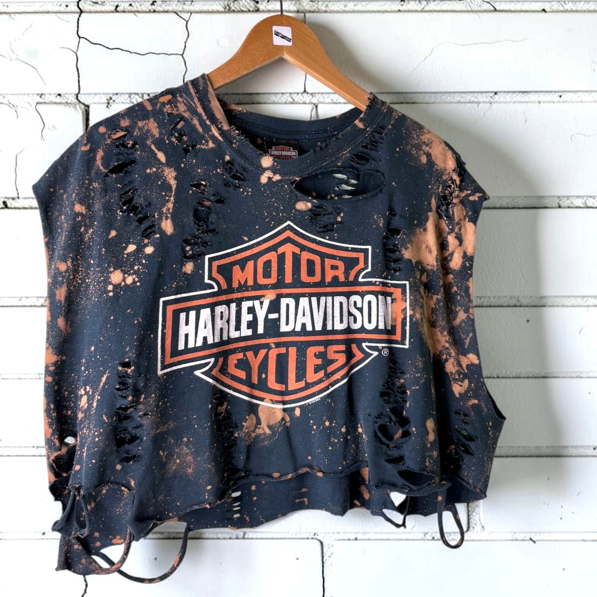Harley Davidson Classic Logo Cropped Tee