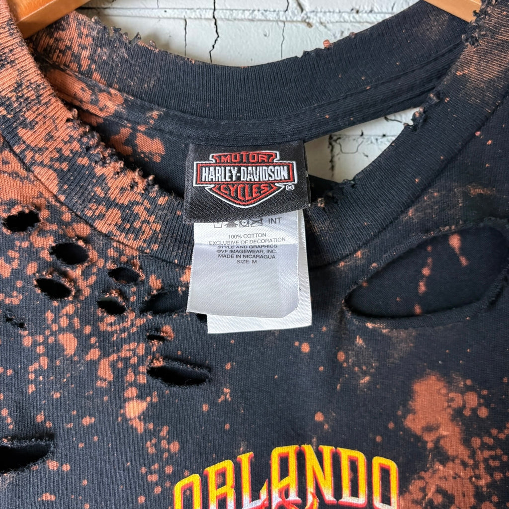 Harley Davidson Orlando Bleached distressed T-Shirt
