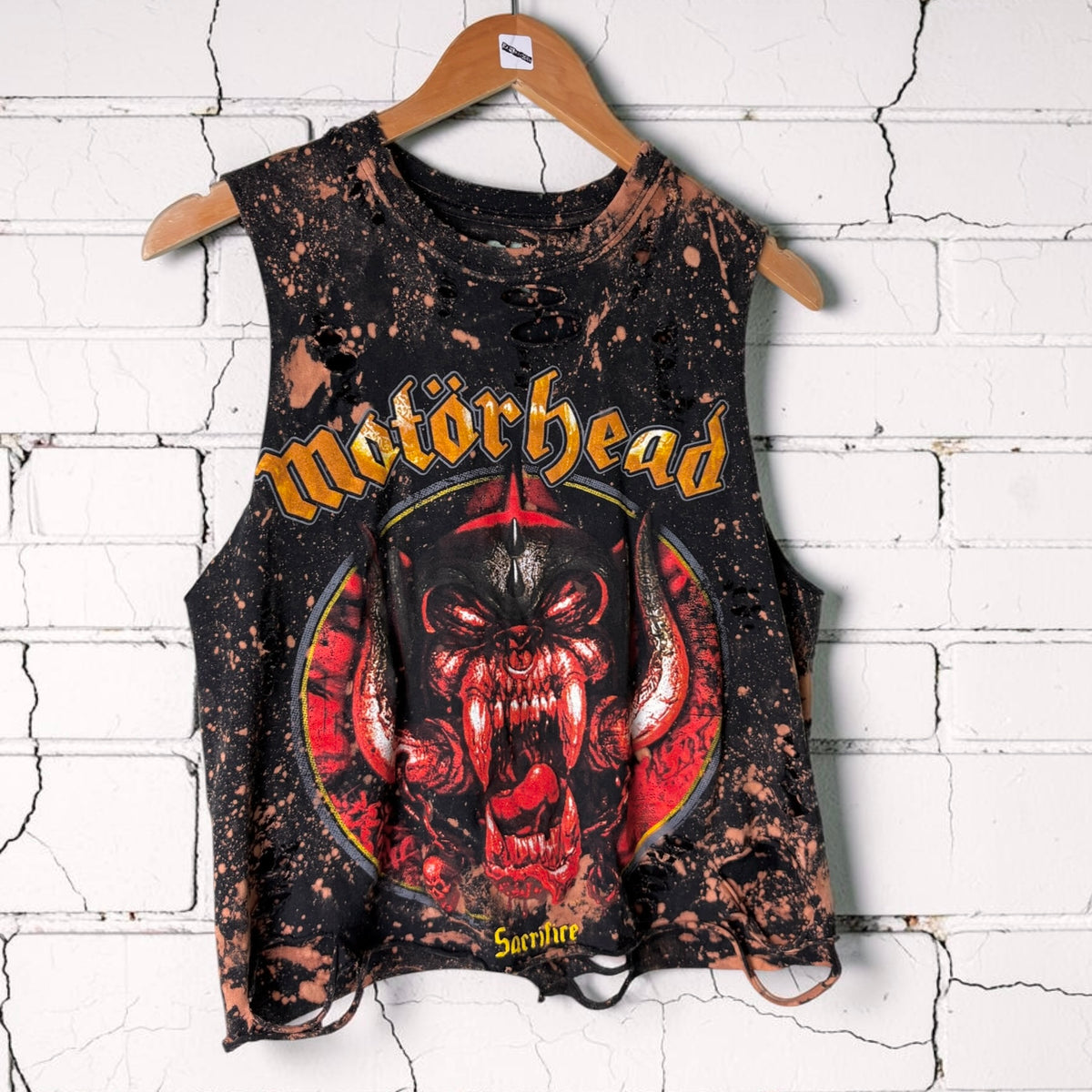 Motörhead Bleached Distressed Band Tee
