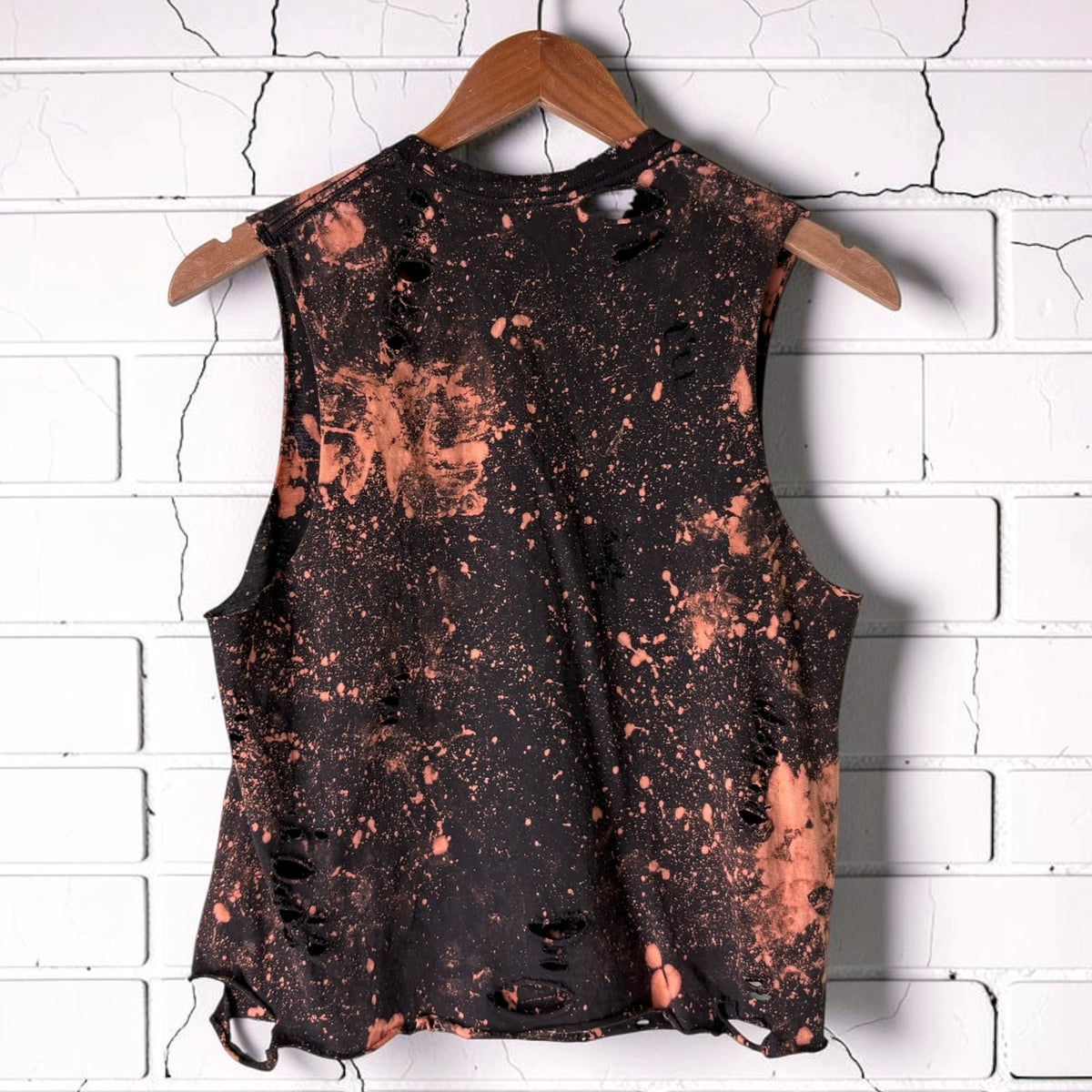 Reworked Poison Band Skull Graphic Crop Top