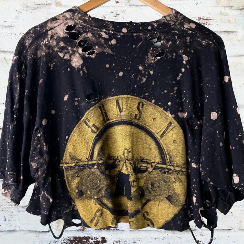 Guns n roses Classic Logo Cropped Tee