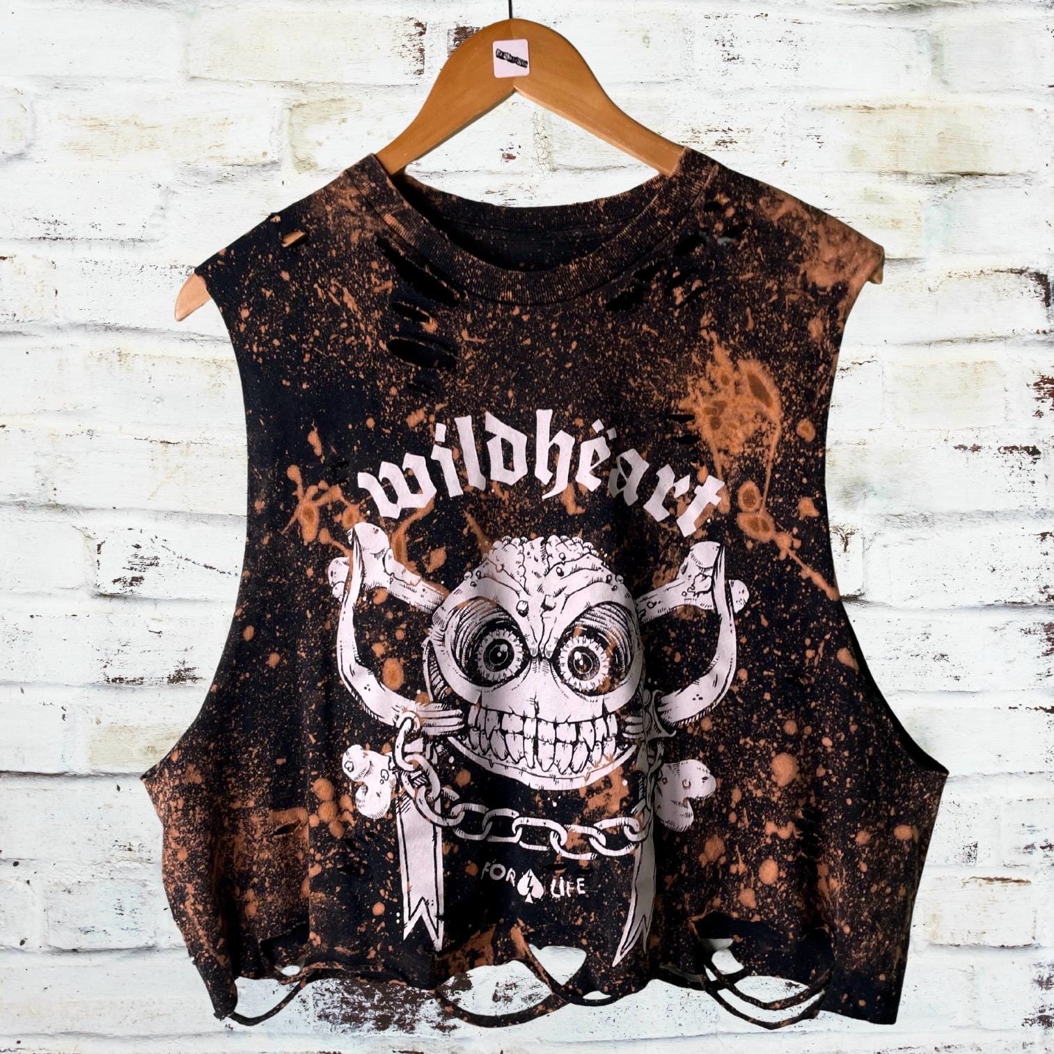 The Wildhearts - Wildheart For Life Bleached Tee