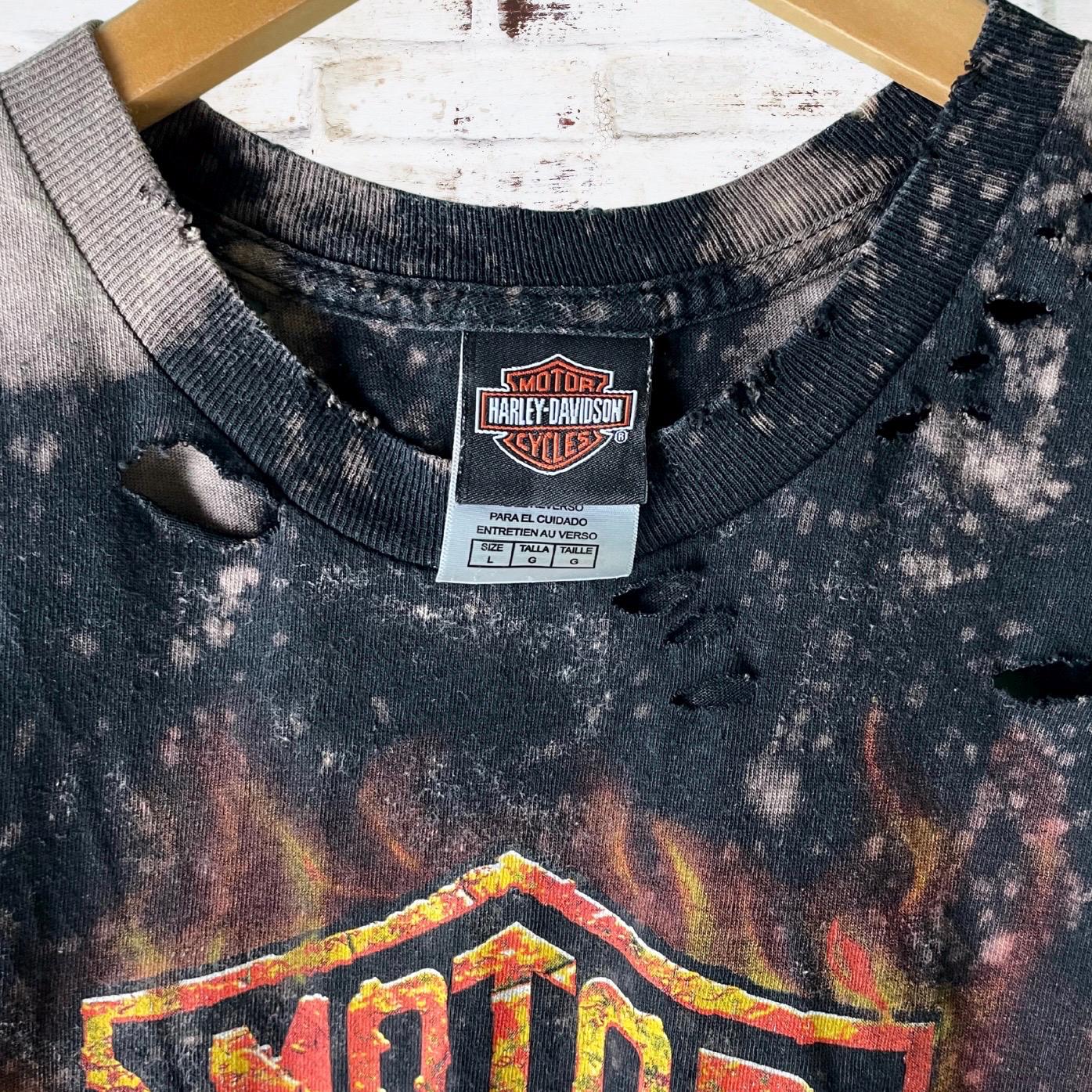 Harley Davidson Classic Logo Distressed Tee