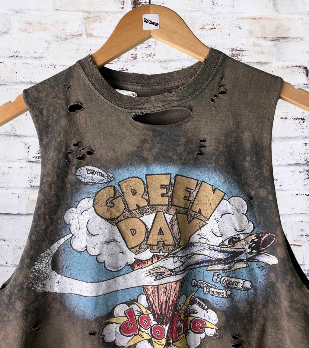 Green Day Dookie Cropped T-Shirt