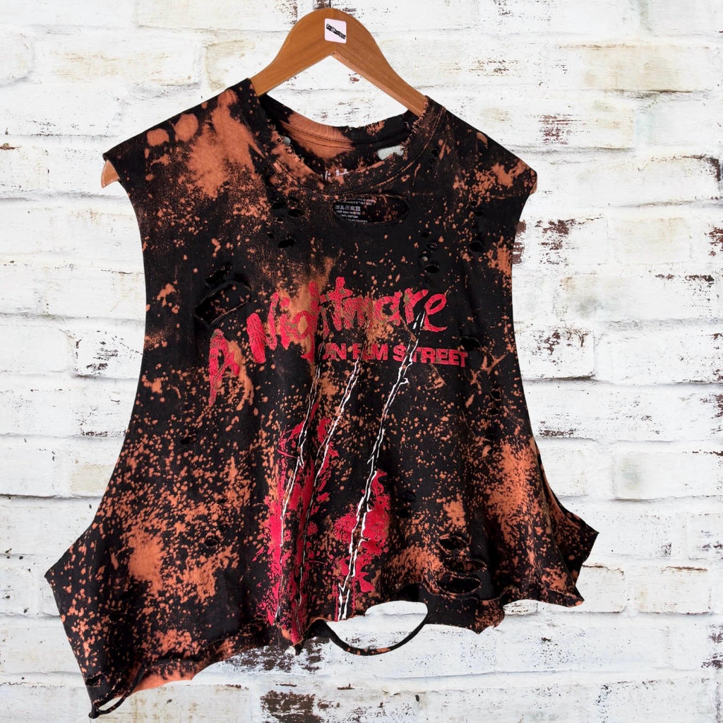 A Nightmare On Elm Street Distressed Horror Tee