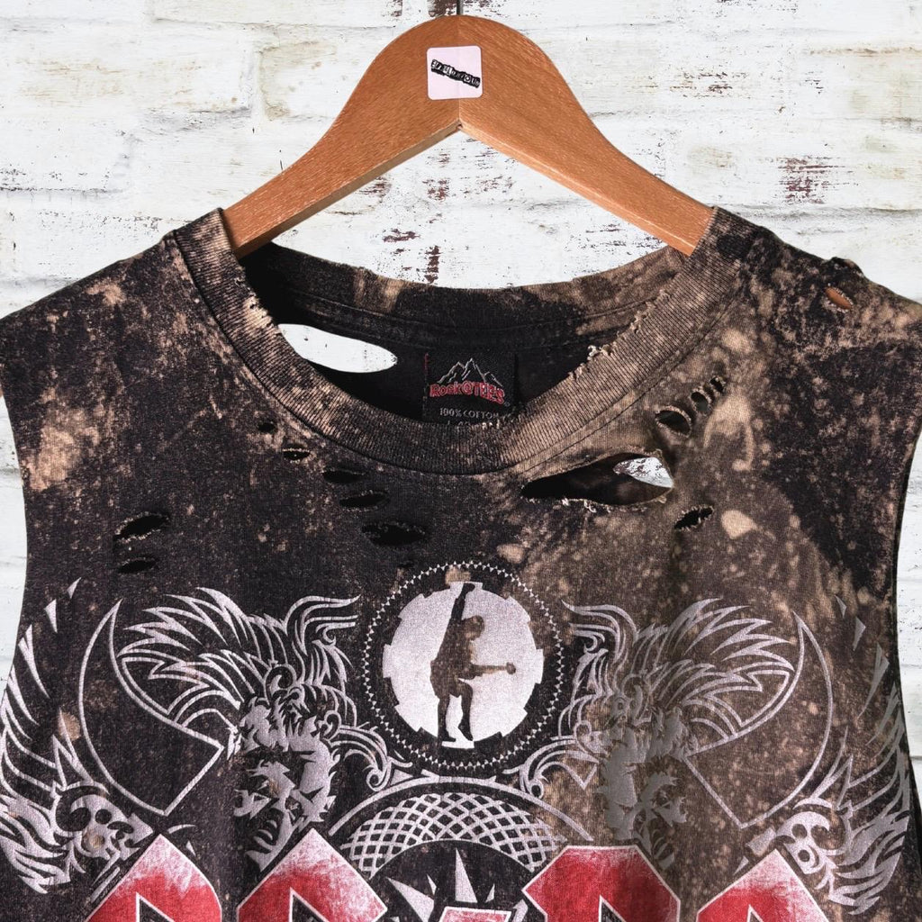 AC/DC Black Ice Shredded Band Tee